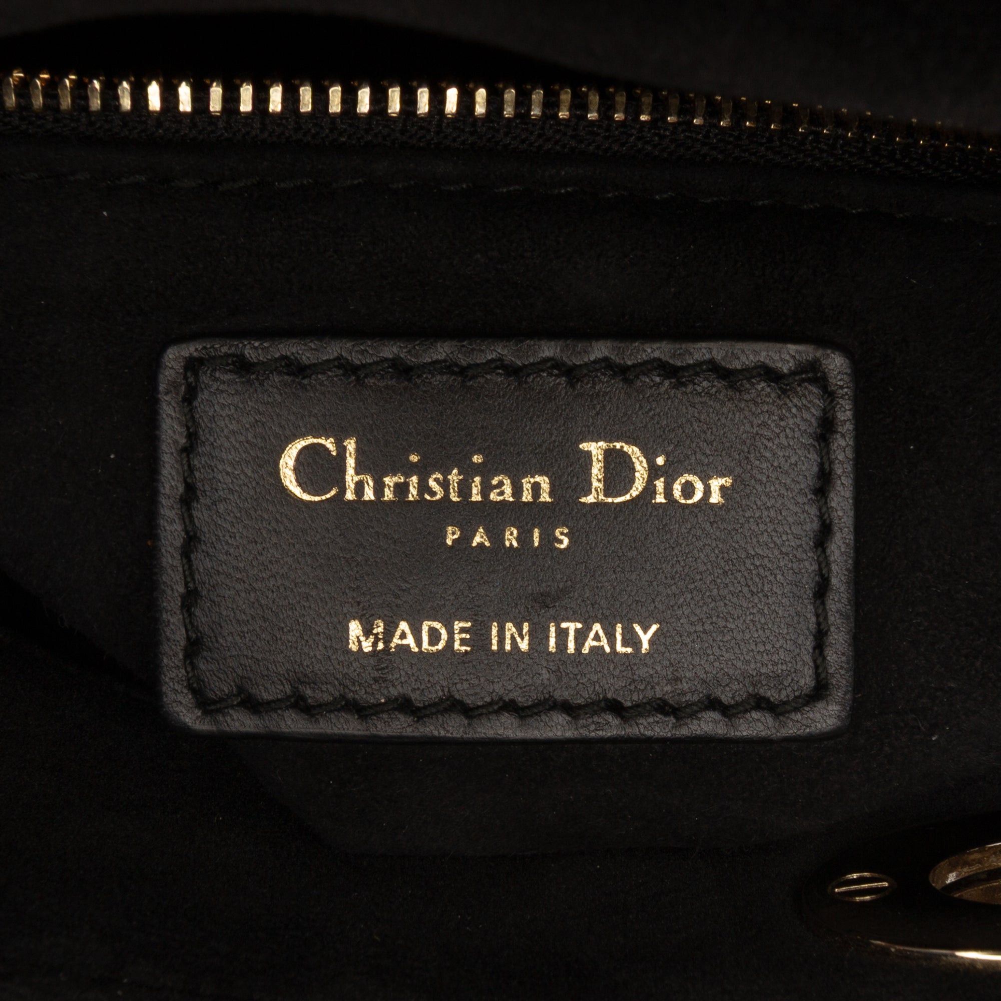 Dior Mini Velvet Cannage Lady Dior Size ONE SIZE - 5 Thumbnail