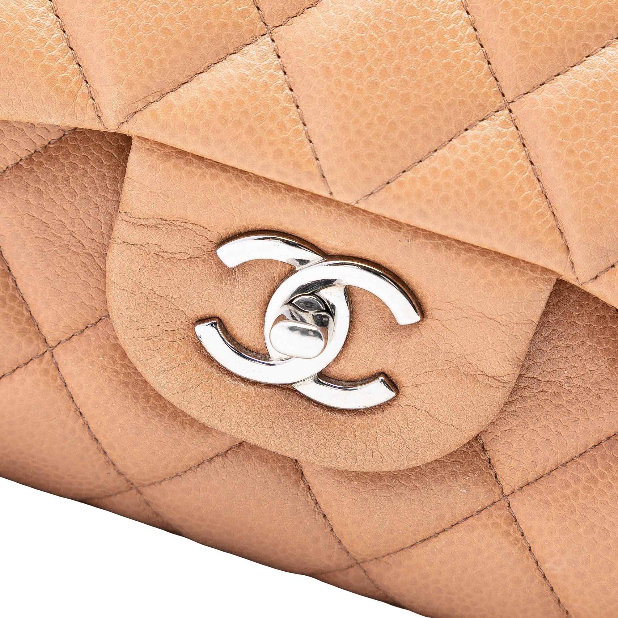 Chanel Jumbo Classic Caviar Double Flap Size ONE SIZE - 6 Thumbnail