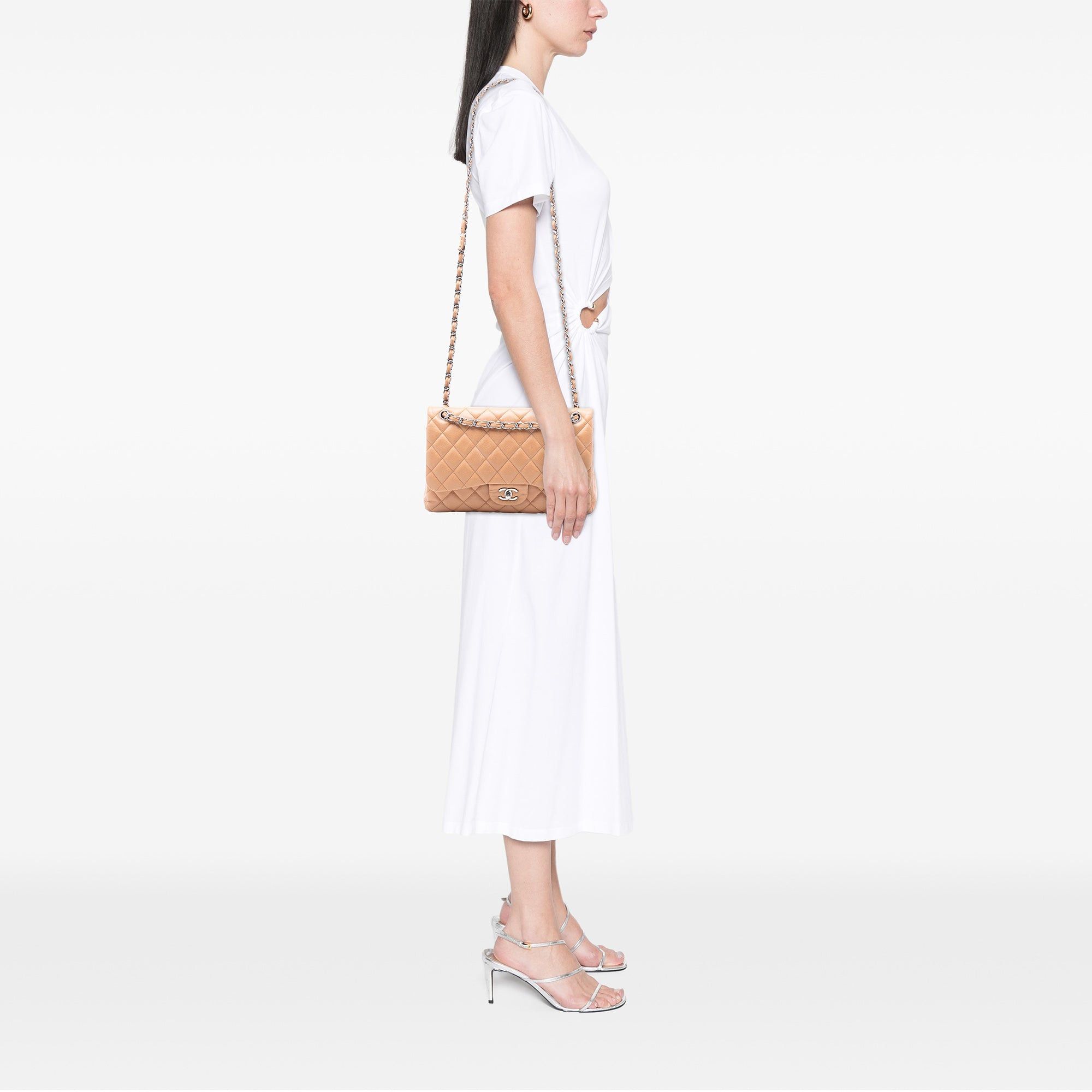 Chanel Jumbo Classic Caviar Double Flap Size ONE SIZE - 7 Thumbnail