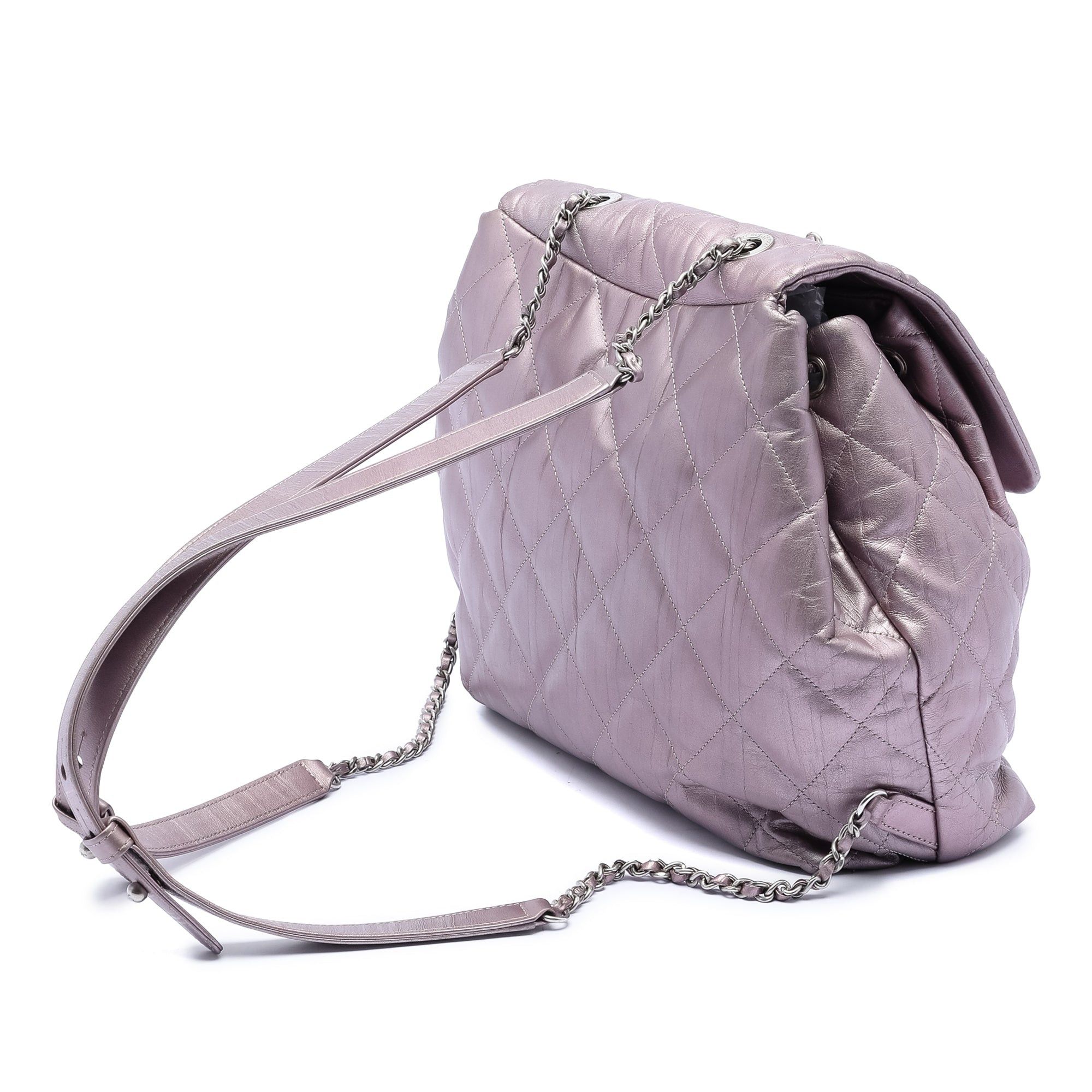 Chanel Quilted Iridescent Calfskin Ground Control Flap Backpack Size ONE SIZE - 2 Thumbnail