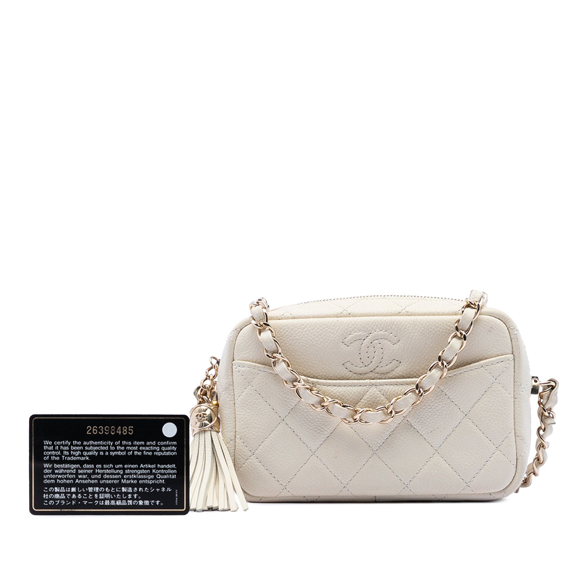 Chanel Mini Quilted Caviar Coco Tassel Camera Case Size ONE SIZE - 8 Thumbnail