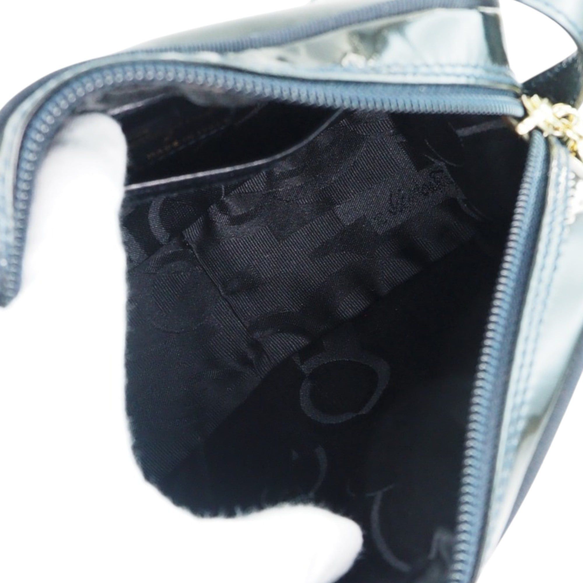 Salvatore Ferragamo Patent Vara Crossbody Size ONE SIZE - 4 Thumbnail