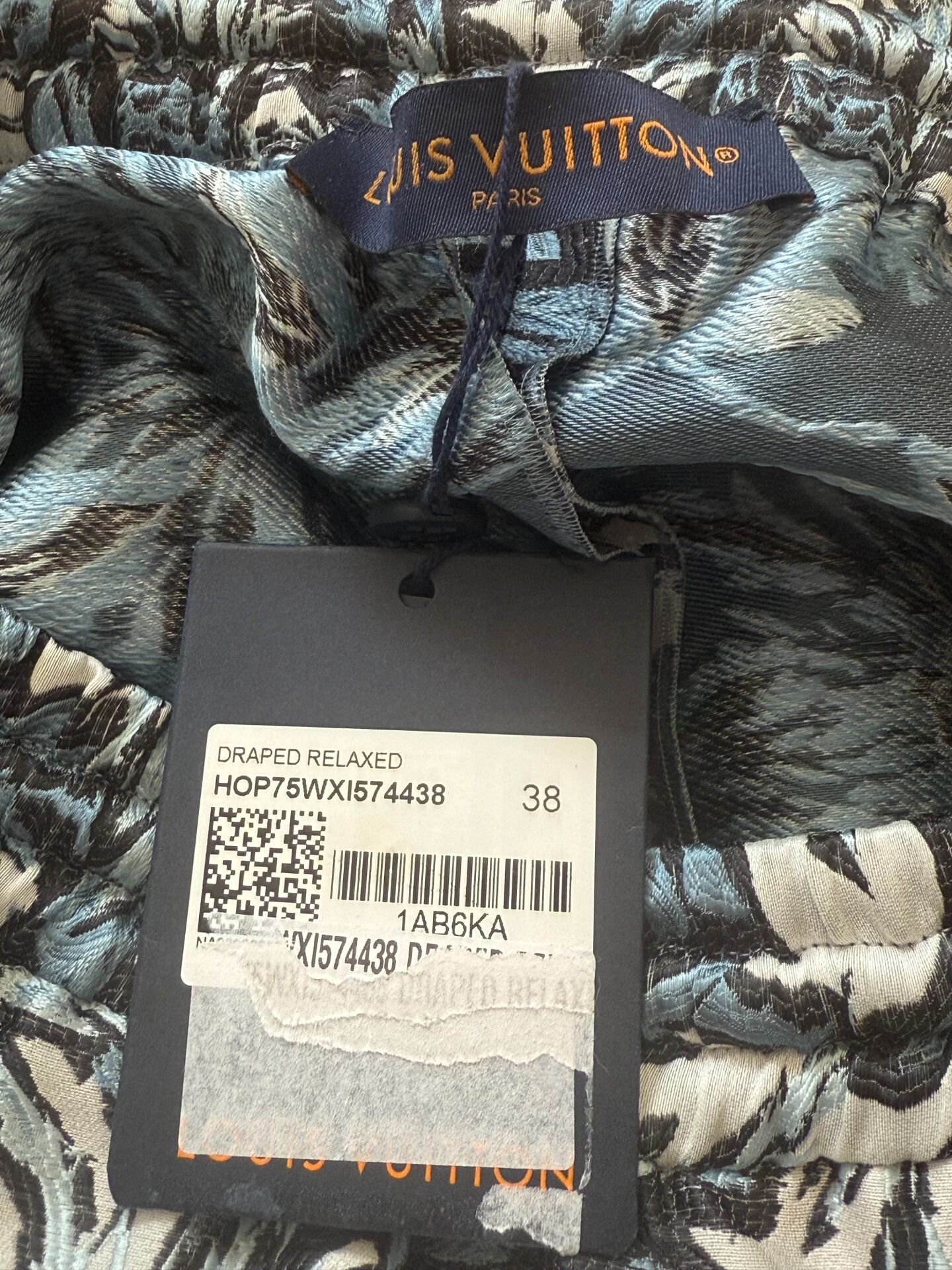 Louis Vuitton Louis Vuitton LV23SS Floral Blue Wide-Leg Pants Size 38" / US 16 / IT 52 - 3 Thumbnail