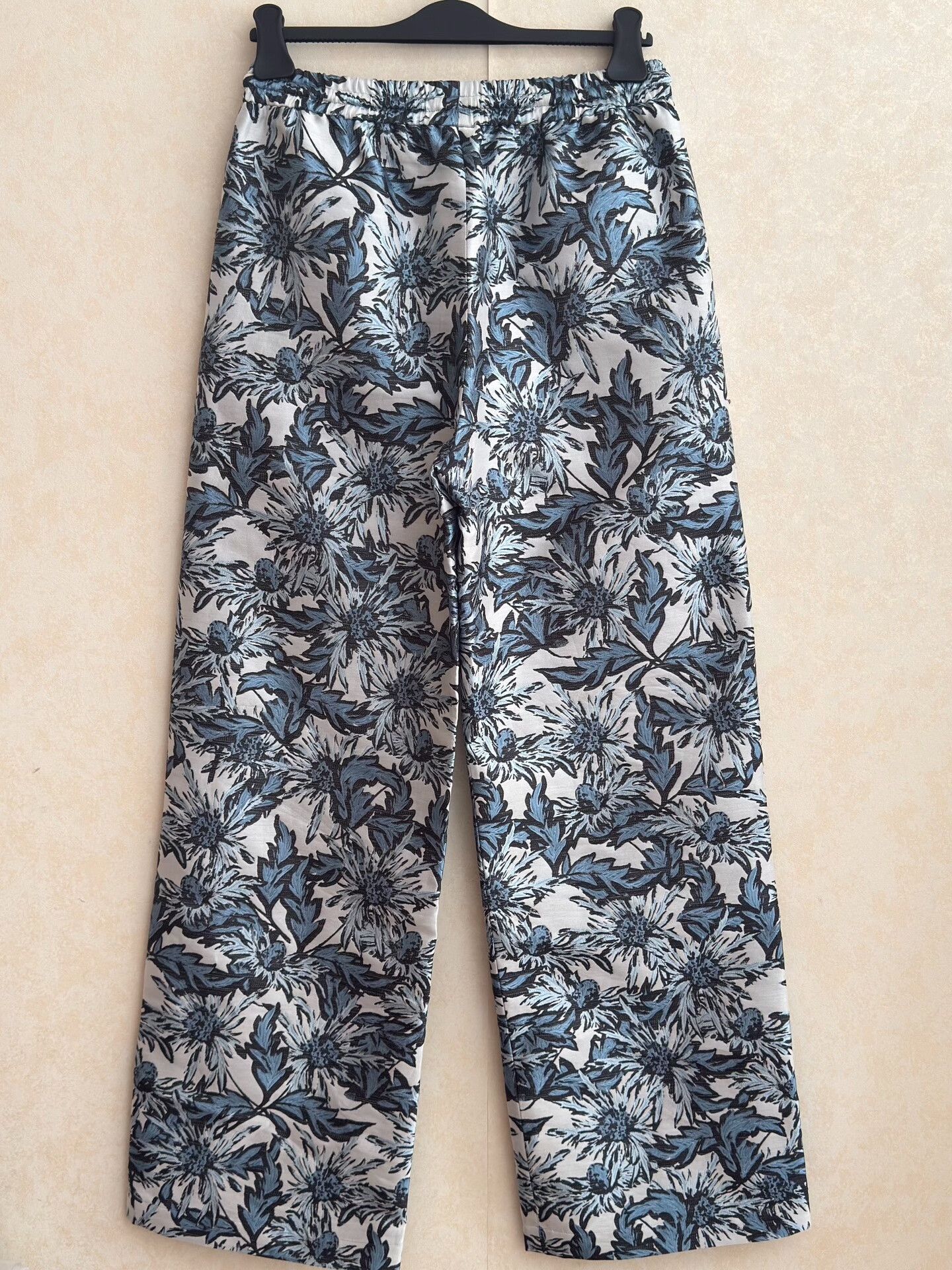 Louis Vuitton Louis Vuitton LV23SS Floral Blue Wide-Leg Pants Size 38" / US 16 / IT 52 - 2 Thumbnail