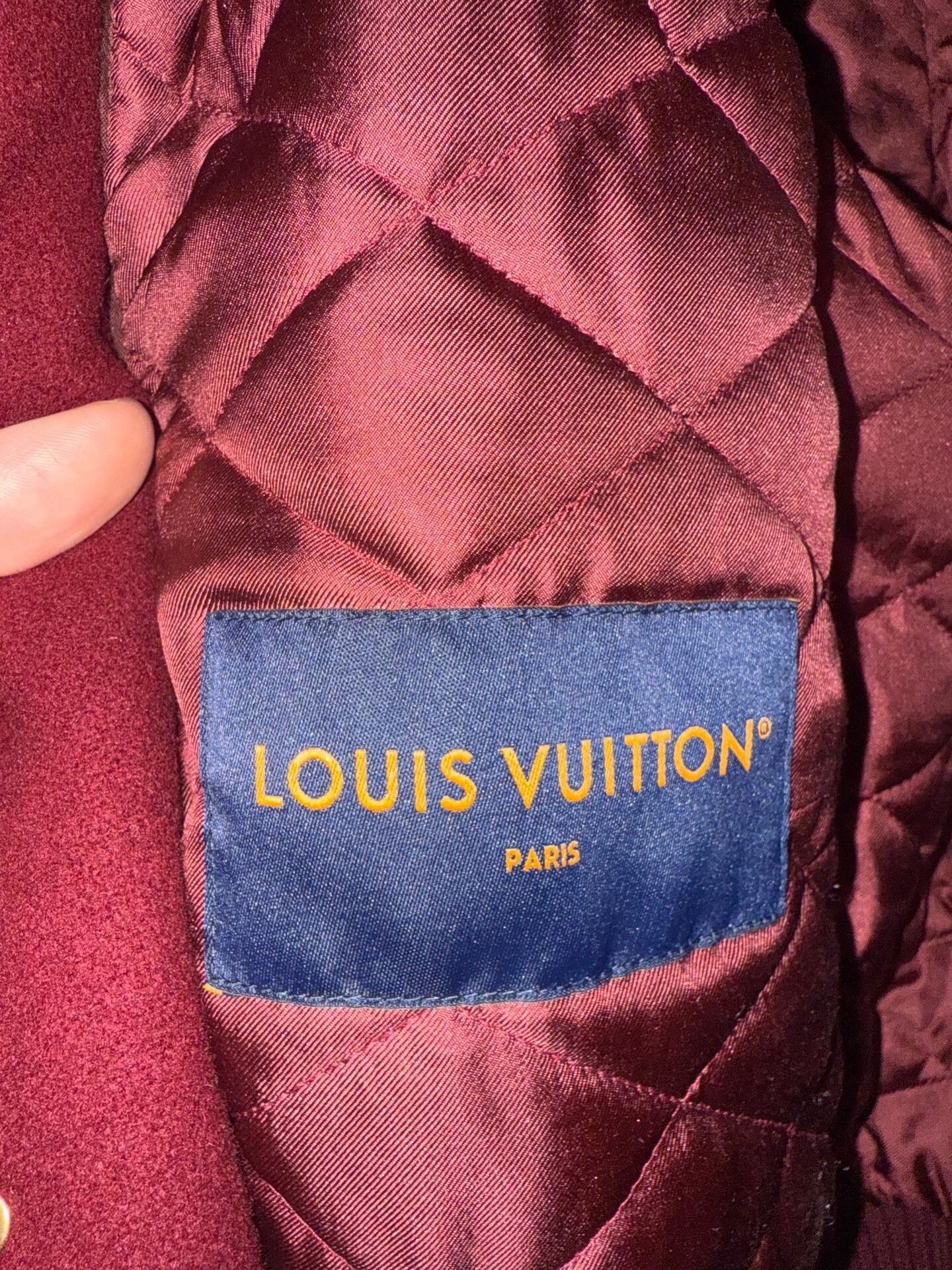Louis Vuitton Louis Vuitton Nigo MTO Flocked Baseball Jacket Size US L / EU 52-54 / 3 - 6 Thumbnail