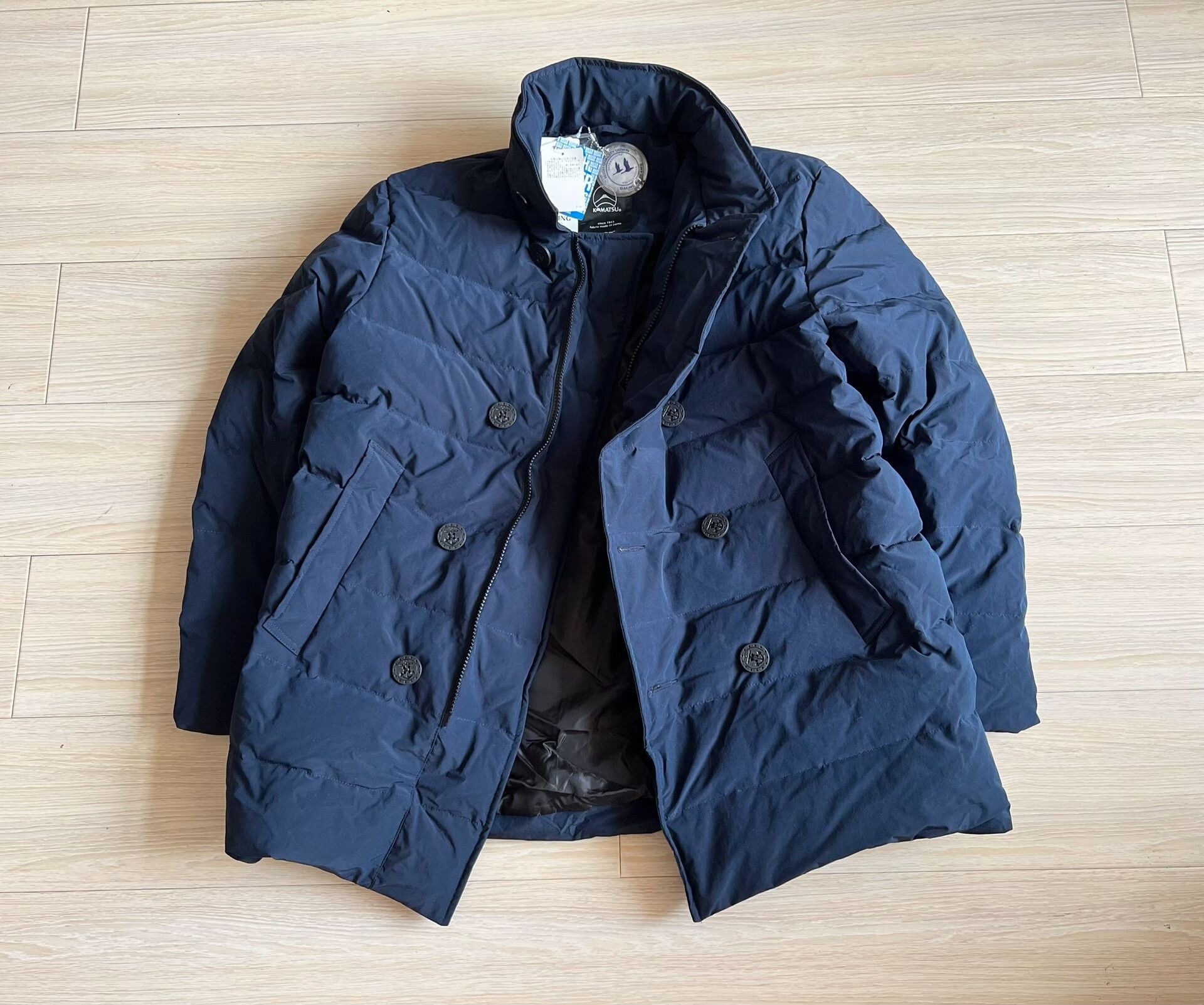 Beams Japan BEAMS x Komatsu Double-Breasted Down Jacket Size US M / EU 48-50 / 2 - 5 Thumbnail