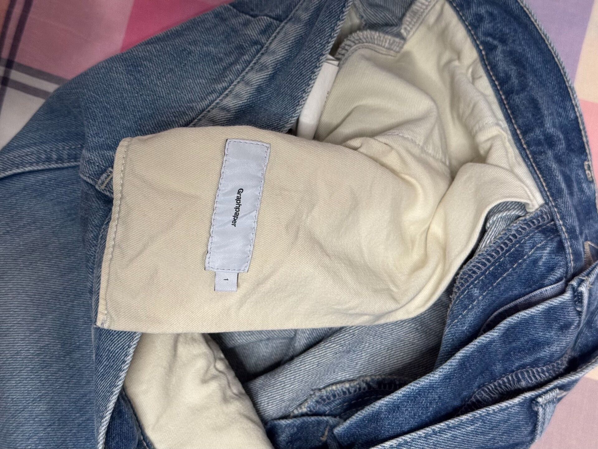 Beams Japan Graphpaper 23SS Selvage Denim Two Tuck Pants Size US 26 / EU 42 - 7 Thumbnail