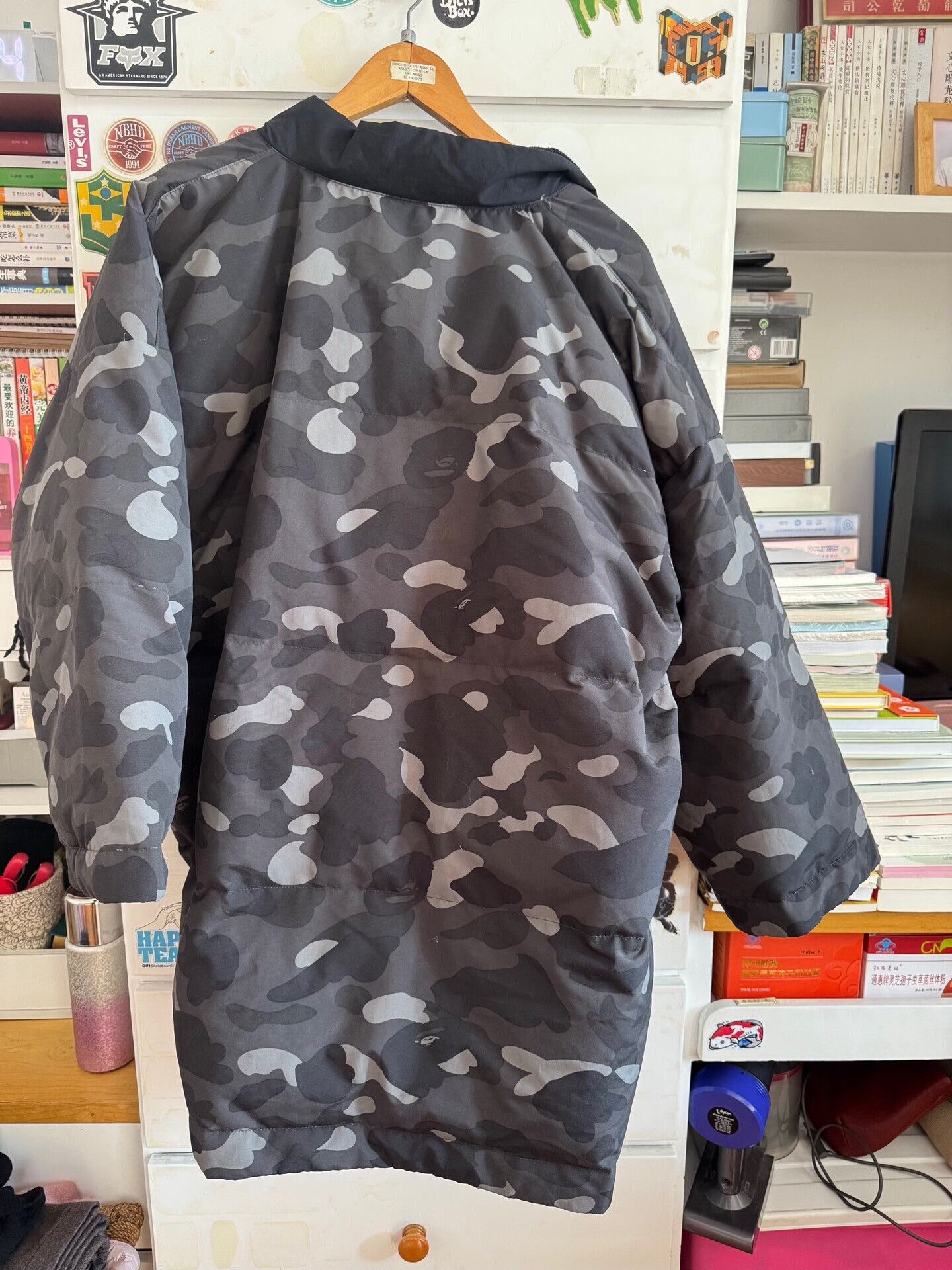 Bape Bape Black Camo Down Robe Jacket Size US L / EU 52-54 / 3 - 9 Thumbnail