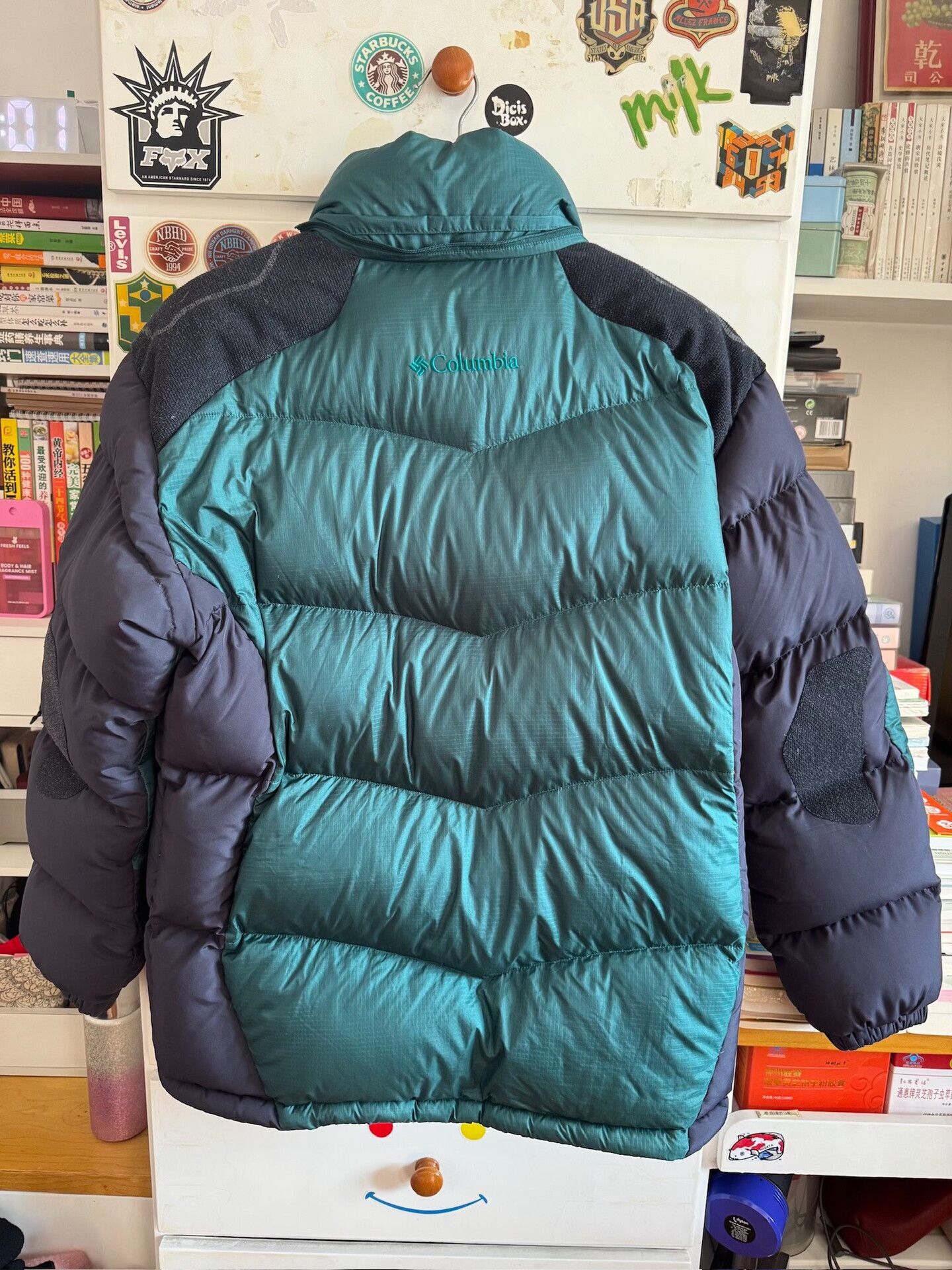 Patagonia Columbia Green Puffer Down Jacket Size US L / EU 52-54 / 3 - 2 Thumbnail