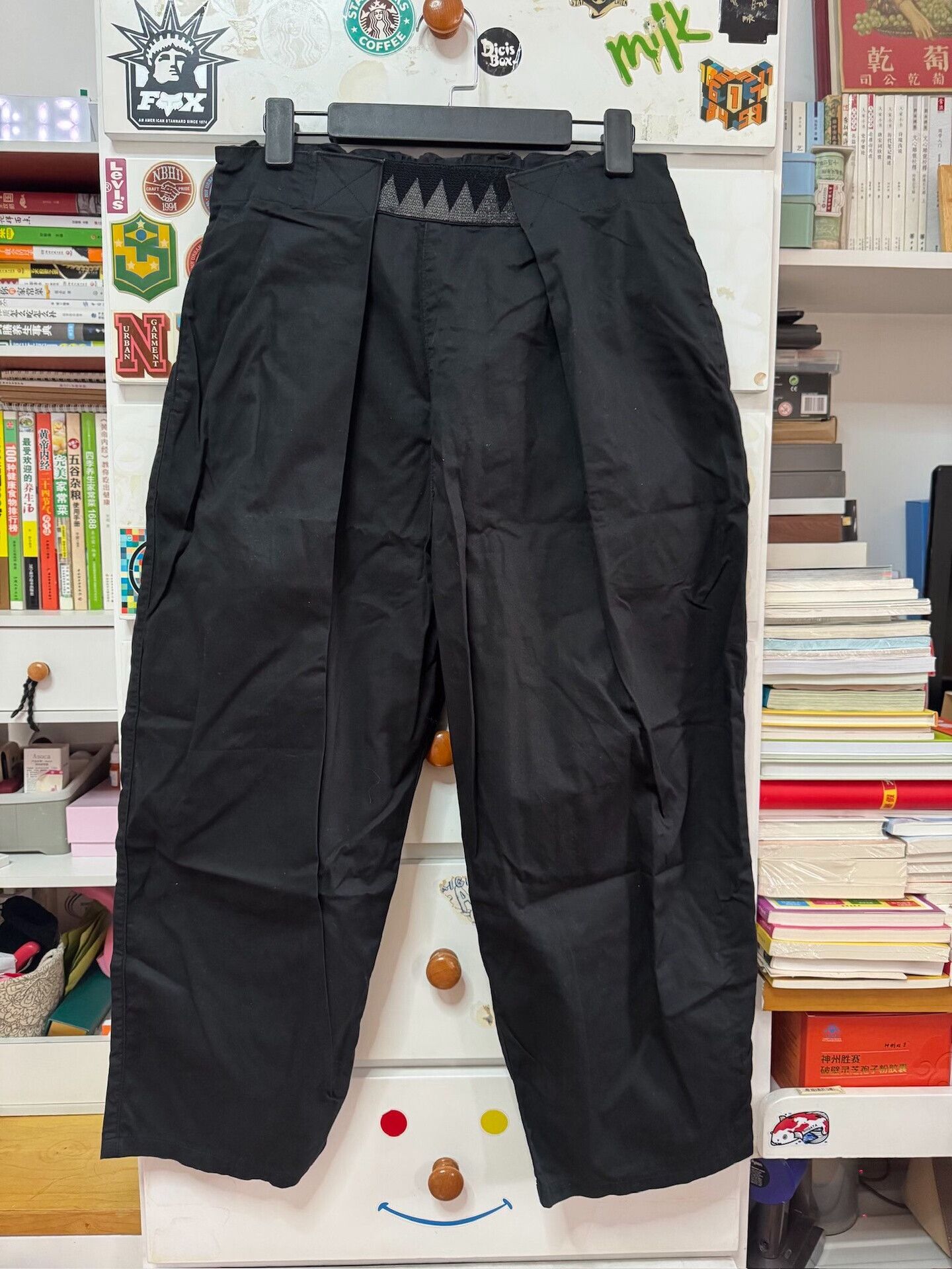 Human Made KAPITAL Wide-Leg Smiley Embroidered Pants Size US 32 / EU 48 - 2 Thumbnail