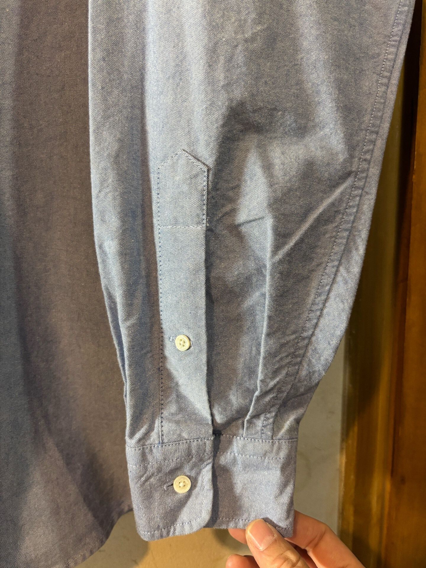 Beams Japan Beams Blue Label Textured Oxford Oversized Shirt Size US L / EU 52-54 / 3 - 6 Thumbnail