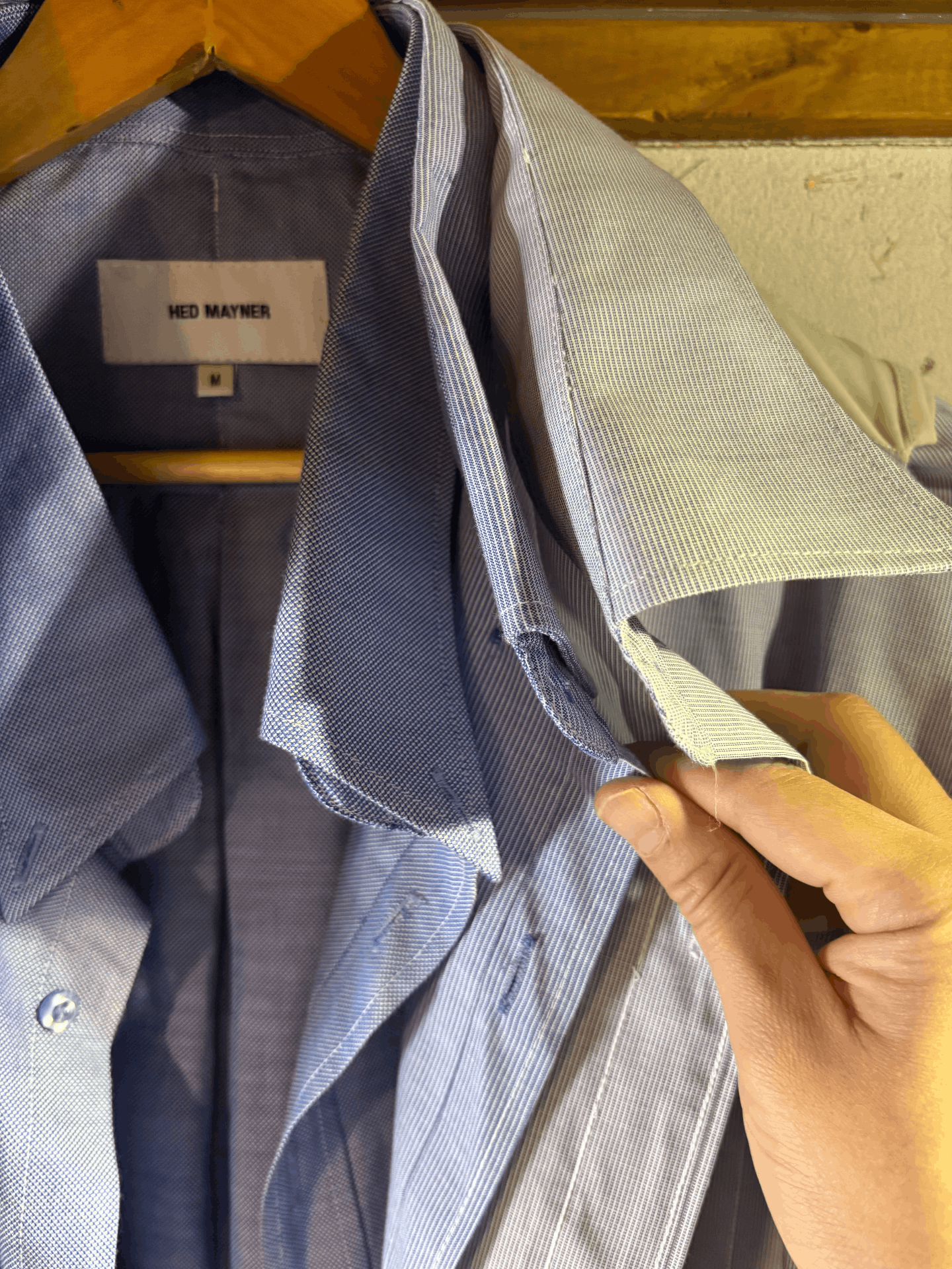 Hed Mayner Hed Mayner Layered Shirt Coat Size US M / EU 48-50 / 2 - 3 Thumbnail