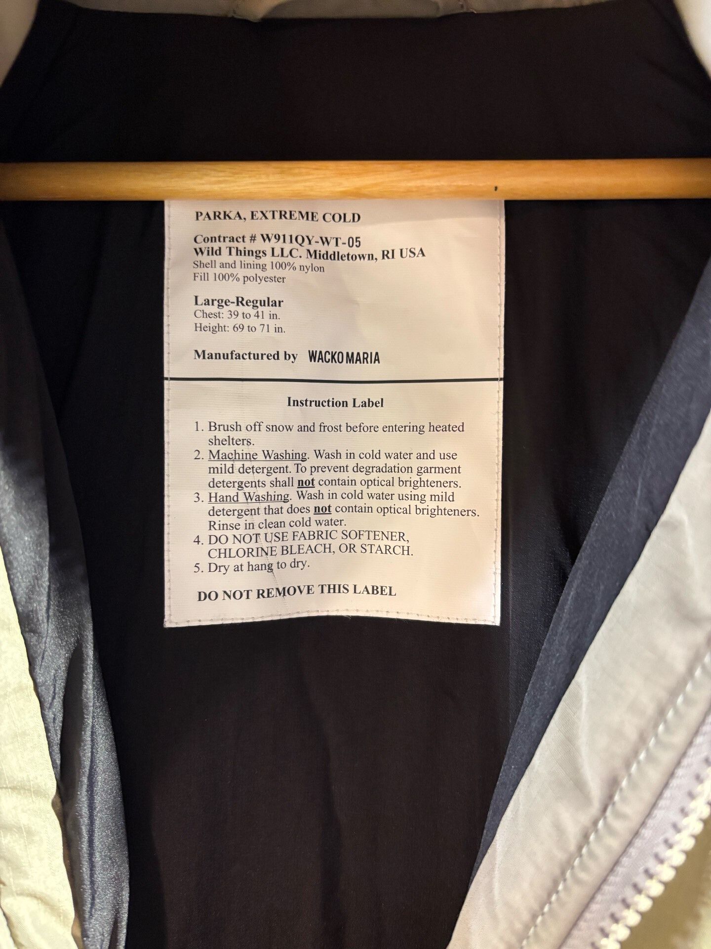 Wacko Maria Wacko Maria x Wildthings Oversized Padded Jacket Size US L / EU 52-54 / 3 - 7 Thumbnail