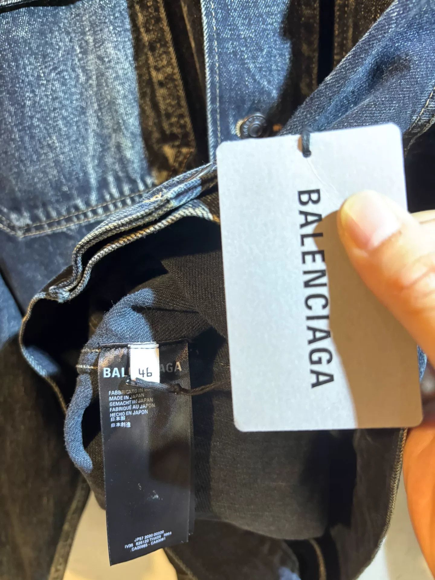 Balenciaga Balenciaga Oversized Denim Jacket Size US S / EU 44-46 / 1 - 8 Thumbnail