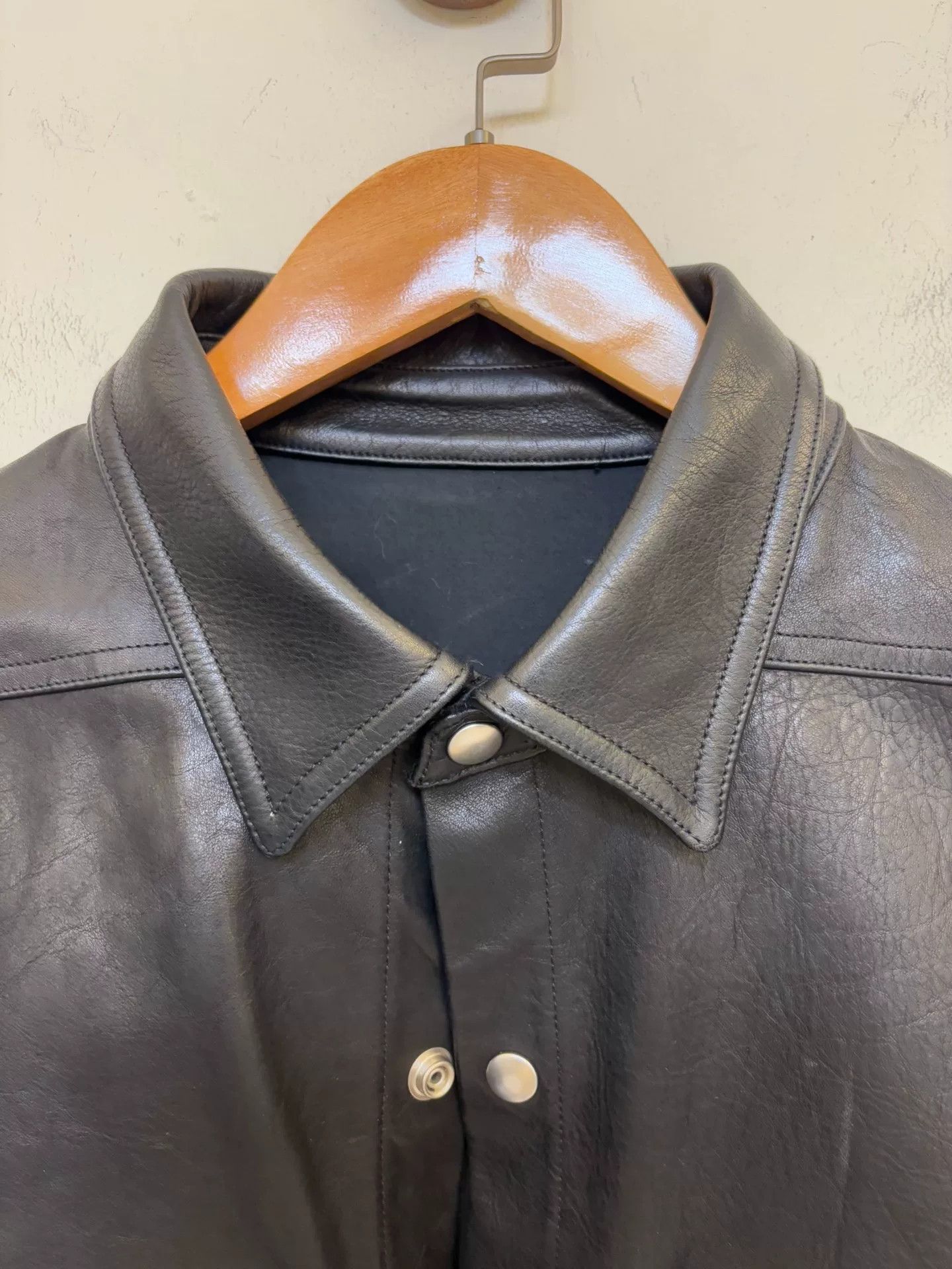 Rick Owens Rick Owens 2019AW Leather Jacket Size US M / EU 48-50 / 2 - 2 Thumbnail