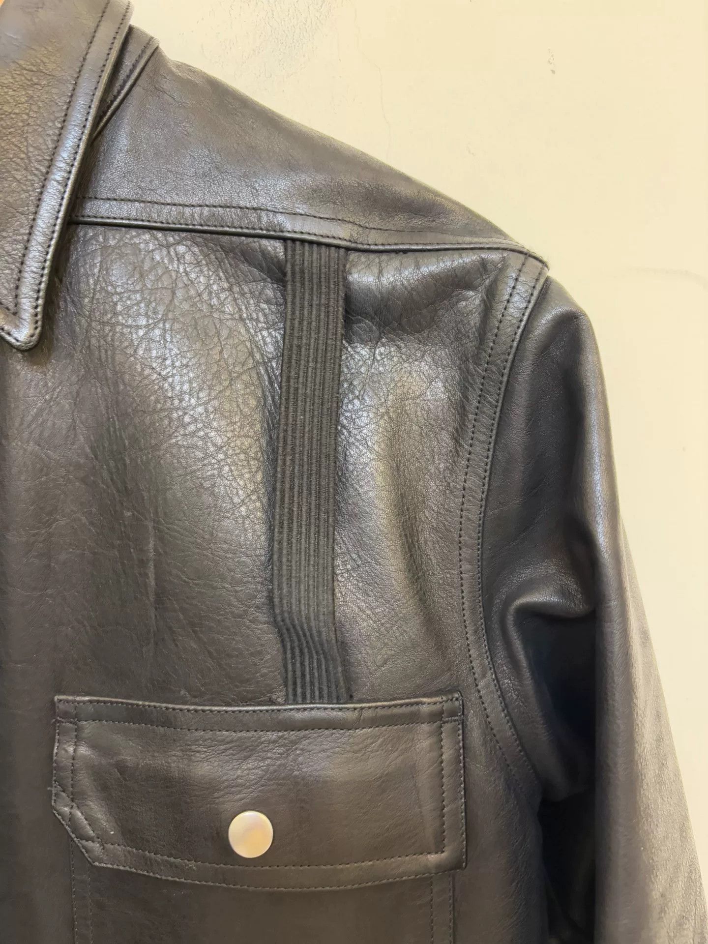 Rick Owens Rick Owens 2019AW Leather Jacket Size US M / EU 48-50 / 2 - 3 Thumbnail