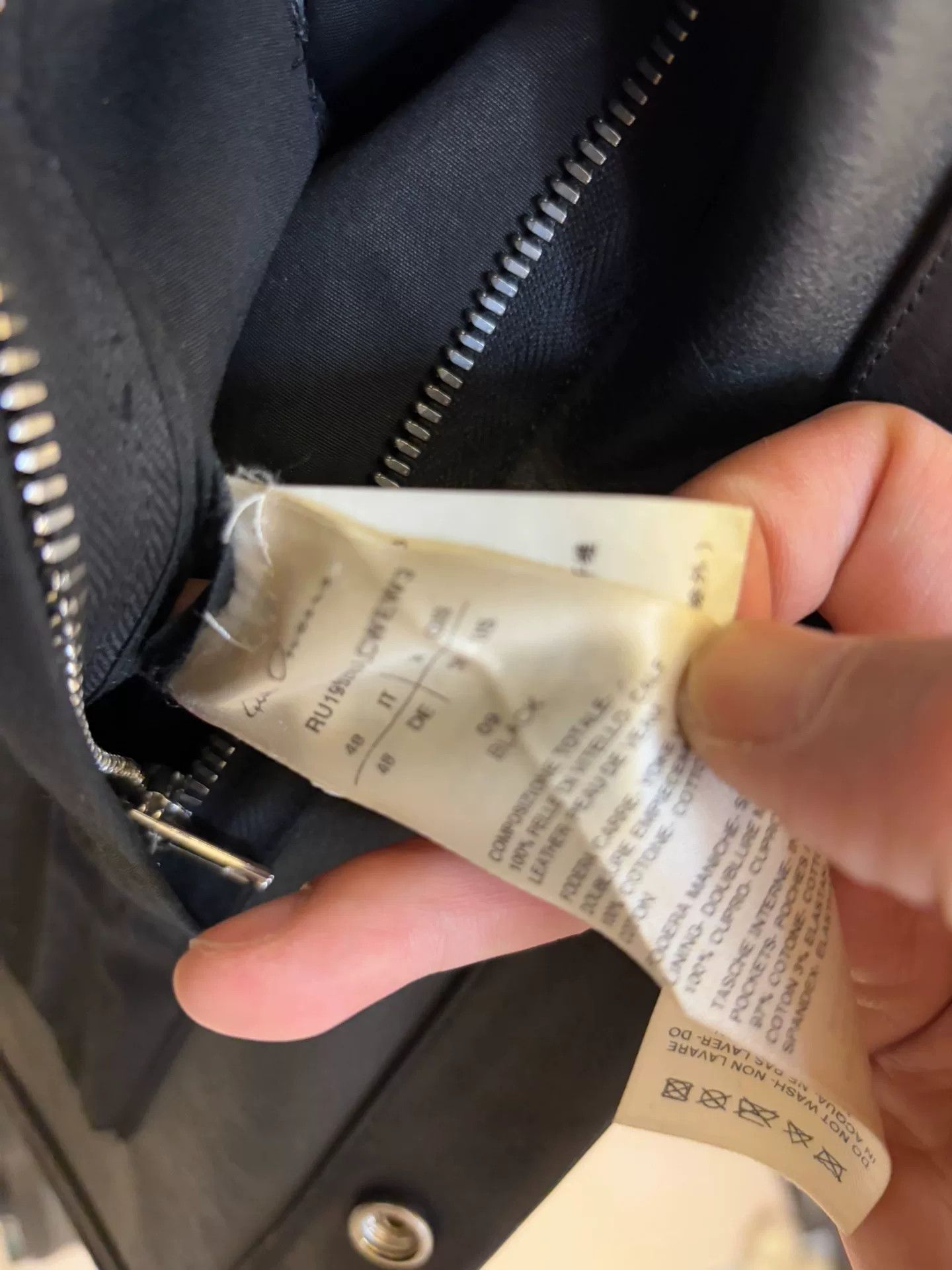 Rick Owens Rick Owens 2019AW Leather Jacket Size US M / EU 48-50 / 2 - 8 Thumbnail