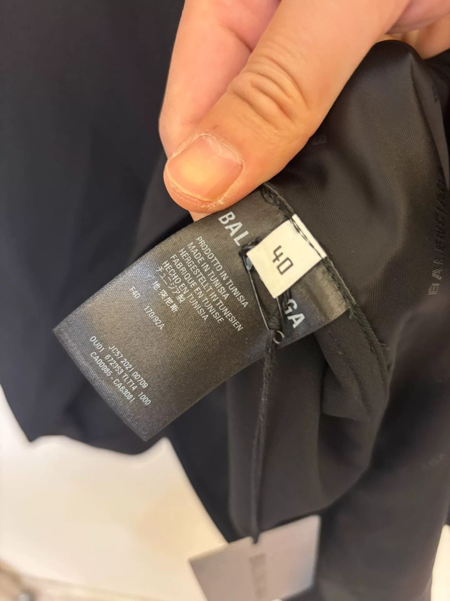 Balenciaga Balenciaga Fine Wool Shirt Size US L / EU 52-54 / 3 - 8 Thumbnail