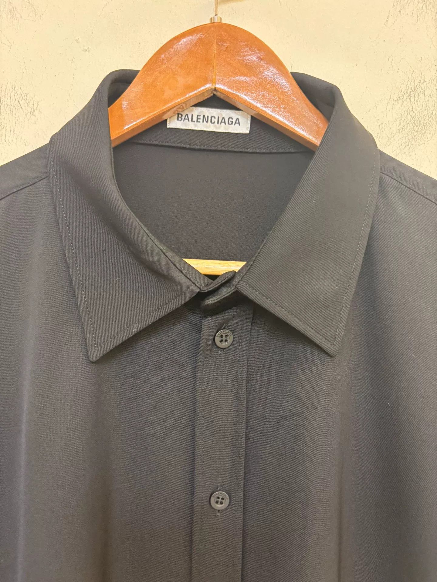 Balenciaga Balenciaga Fine Wool Shirt Size US L / EU 52-54 / 3 - 3 Thumbnail