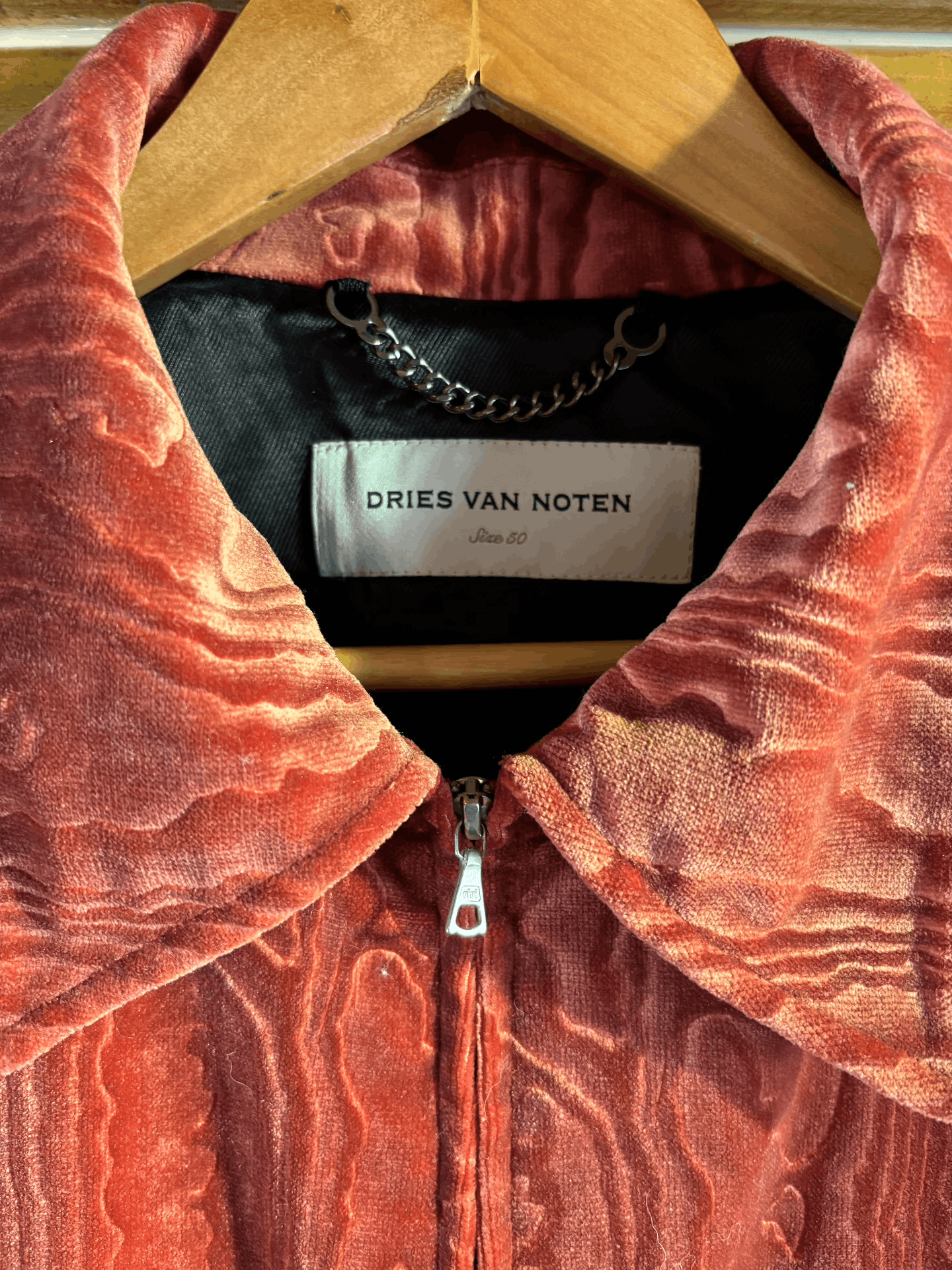 Dries Van Noten Dries Van Noten Water Ripple Velvet Boxy Jacket Size US M / EU 48-50 / 2 - 2 Thumbnail