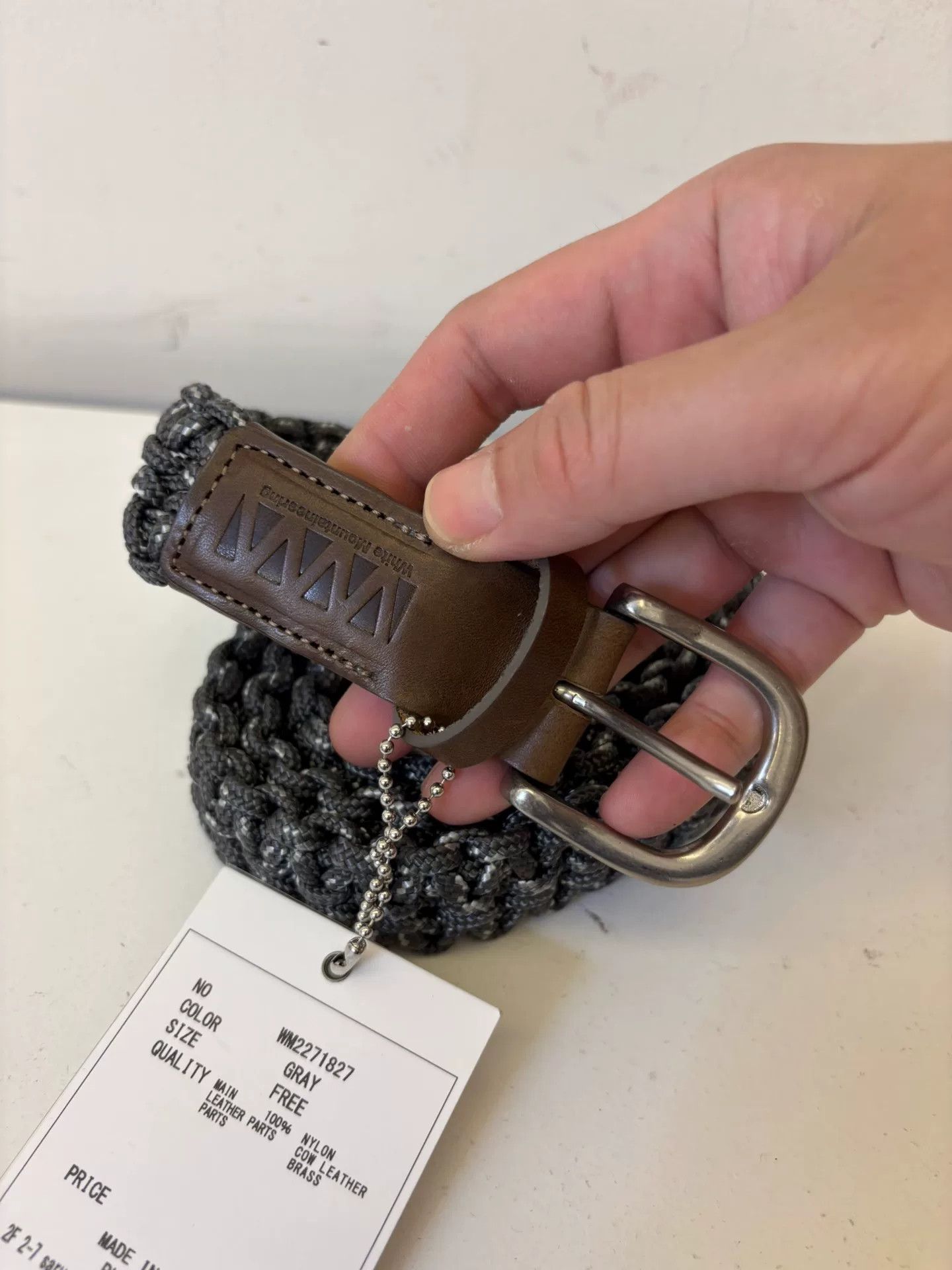 White Mountaineering White Mountaineering Spliced Belt Size ONE SIZE - 4 Thumbnail