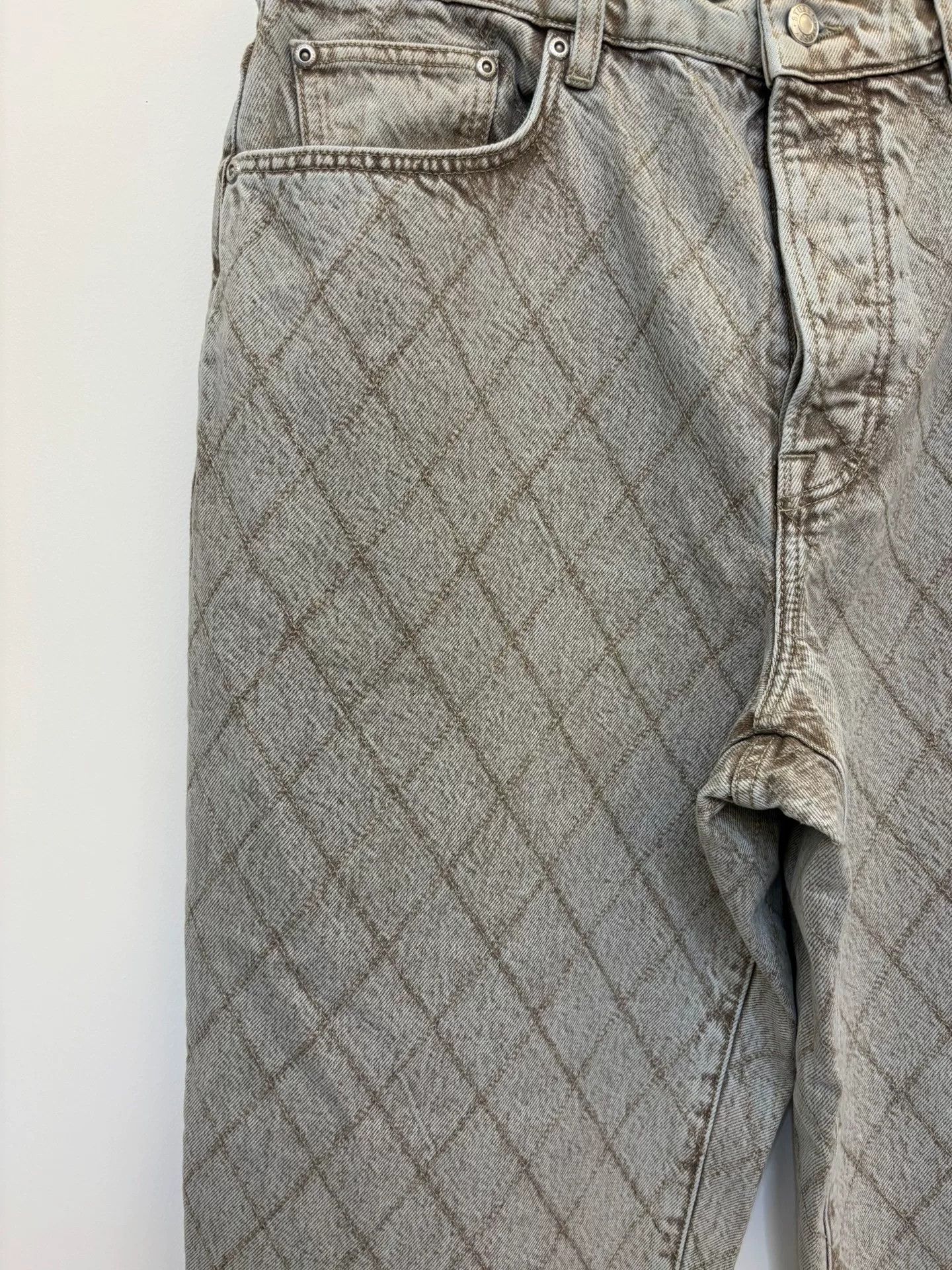 Stussy Stussy Diamond Embroidered Jeans Size US 32 / EU 48 - 3 Thumbnail