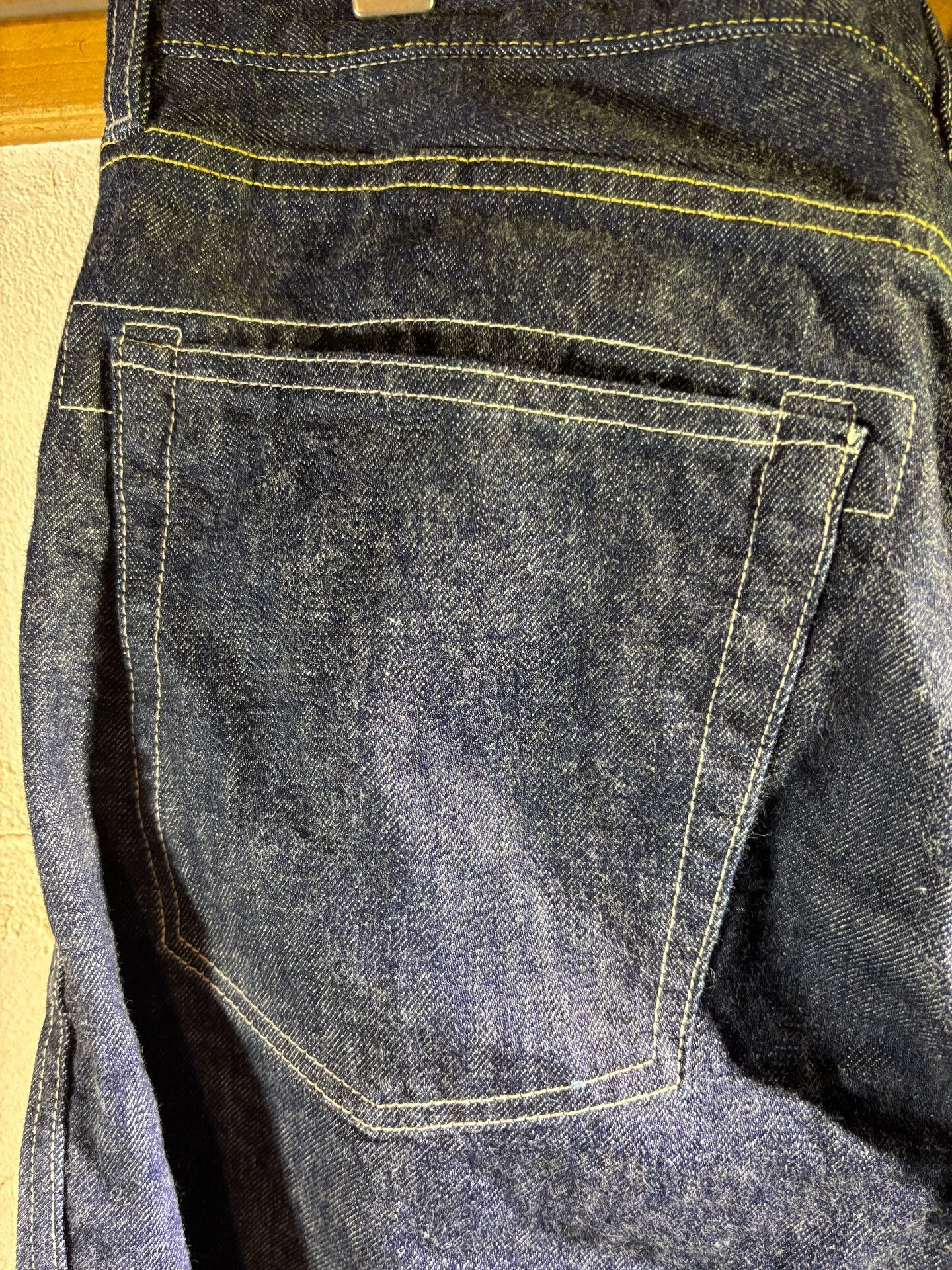 Comoli Rotol Long-Staple Cotton Denim Wide-Leg Pants Size 24" / US 00 / IT 34 - 8 Thumbnail