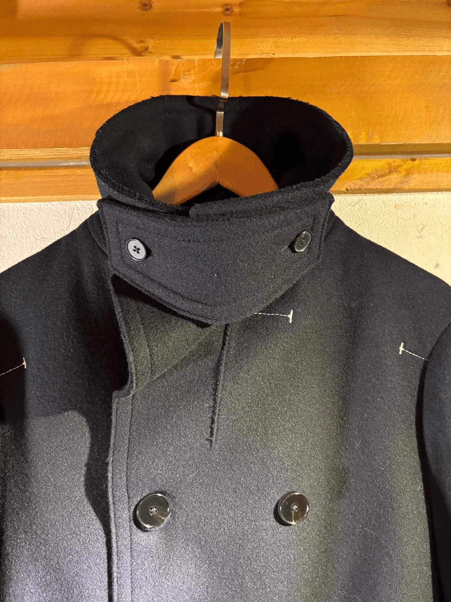 Jil Sander Jil Sander Double-Breasted Wool Coat Size US M / EU 48-50 / 2 - 2 Thumbnail