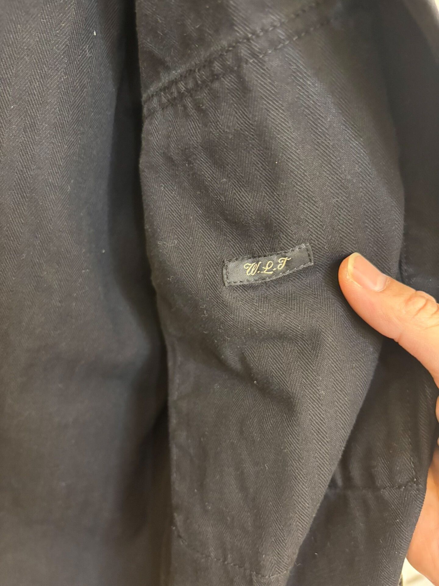 ADAM ET ROPE Wild Life Tailor Herringbone Washed CPO Jacket Size US L / EU 52-54 / 3 - 8 Thumbnail