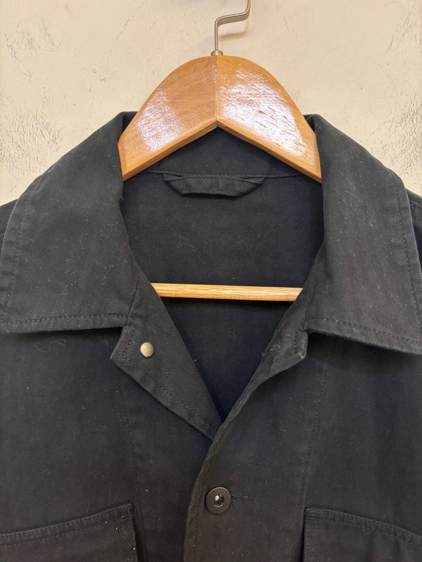 ADAM ET ROPE Wild Life Tailor Herringbone Washed CPO Jacket Size US L / EU 52-54 / 3 - 2 Thumbnail