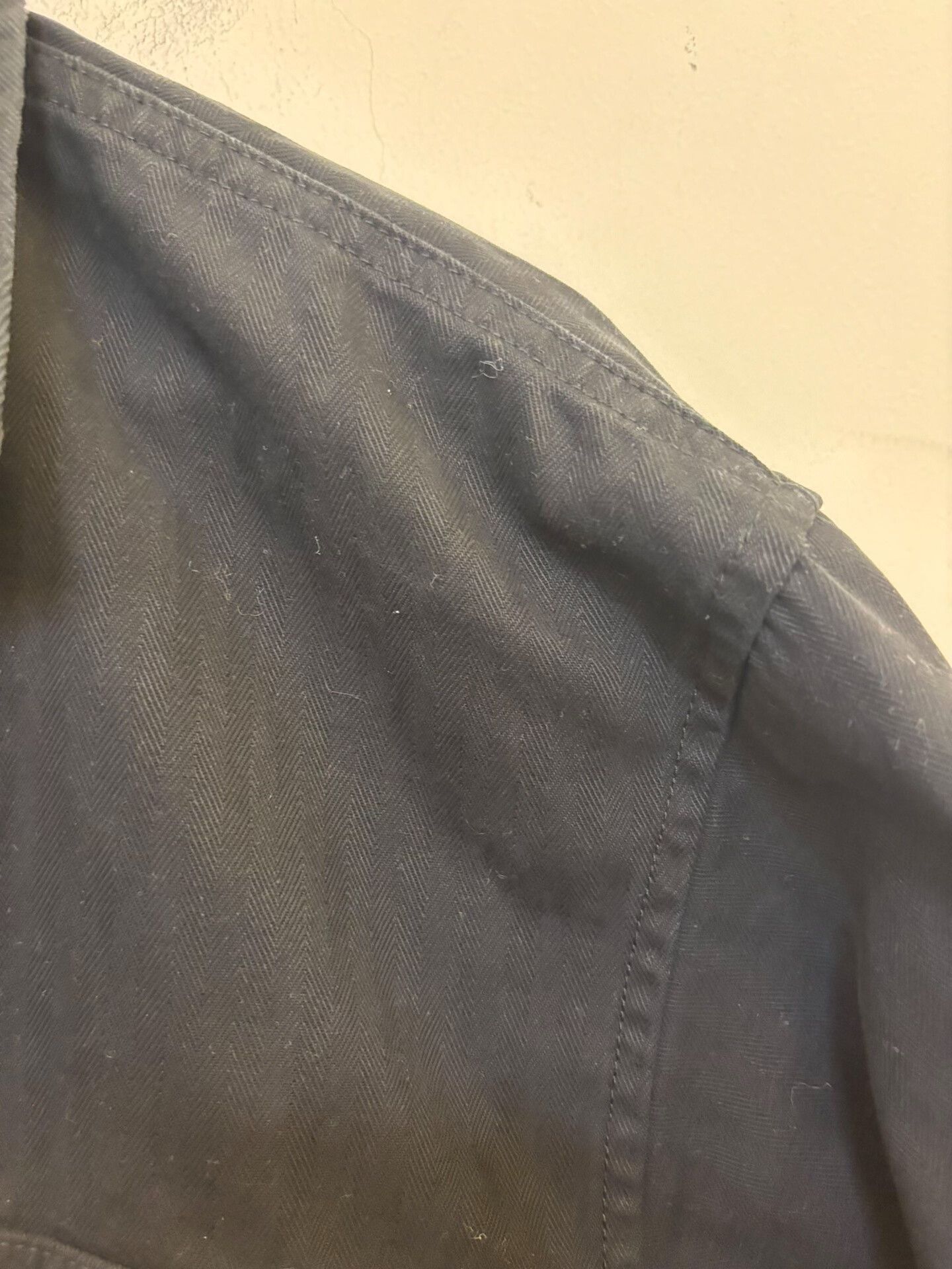 ADAM ET ROPE Wild Life Tailor Herringbone Washed CPO Jacket Size US L / EU 52-54 / 3 - 4 Thumbnail