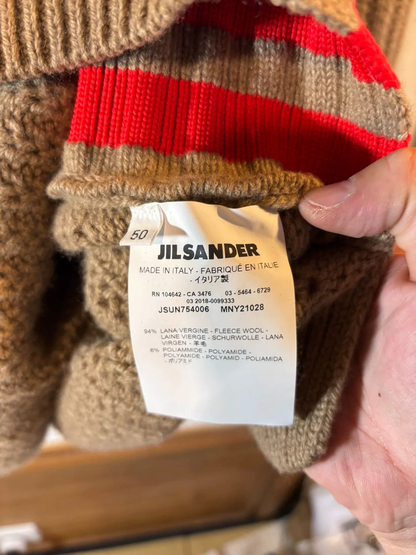 Jil Sander Jil Sander Oversized Irregular Cut Sweater Size US M / EU 48-50 / 2 - 8 Thumbnail