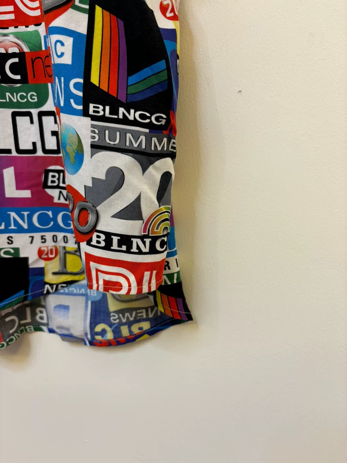Balenciaga Balenciaga News Channel Print Shirt Size US M / EU 48-50 / 2 - 6 Thumbnail