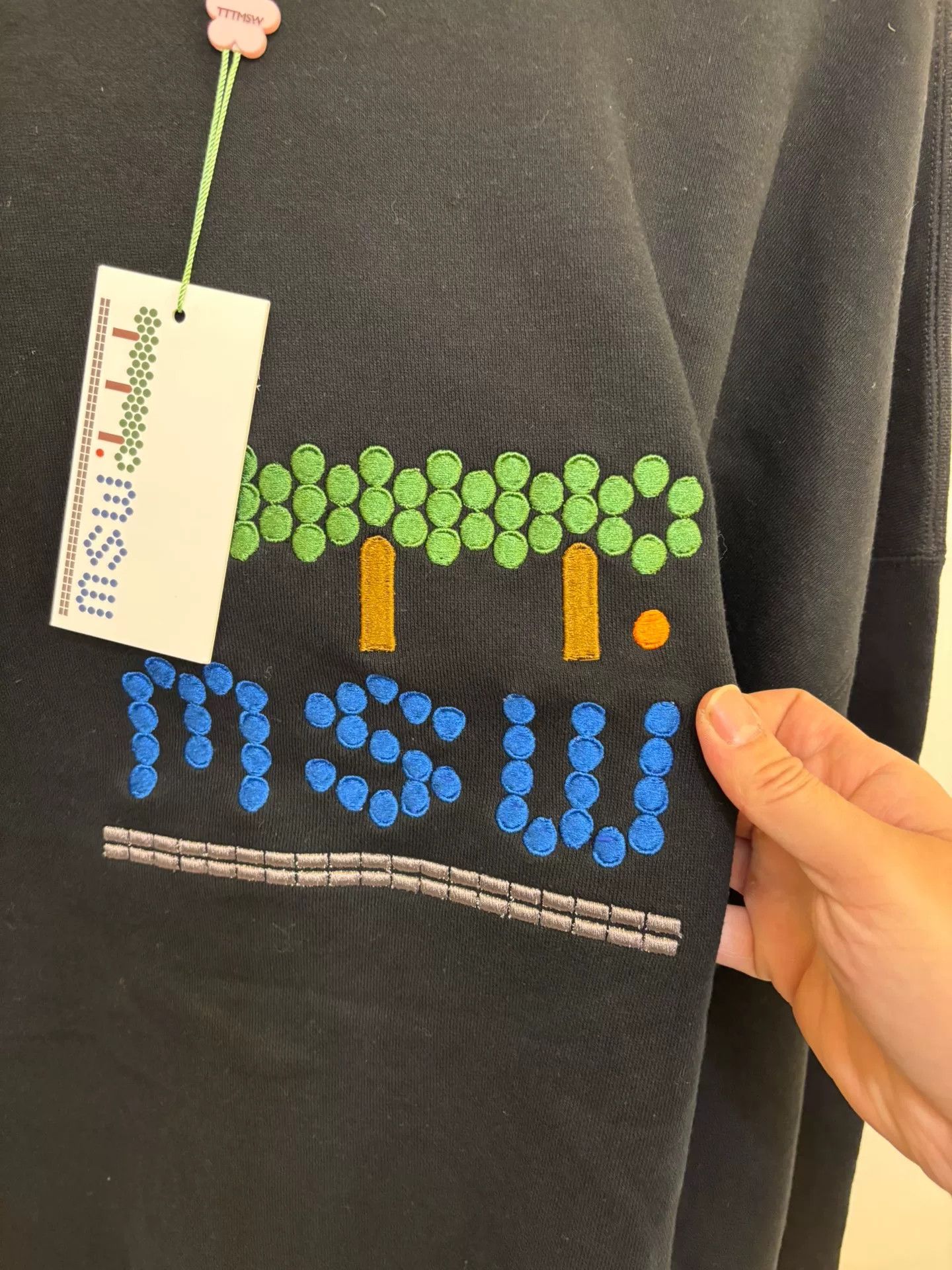 D.TT.K TTT MSW Embroidered Oversized Sweatshirt Size US XL / EU 56 / 4 - 4 Thumbnail