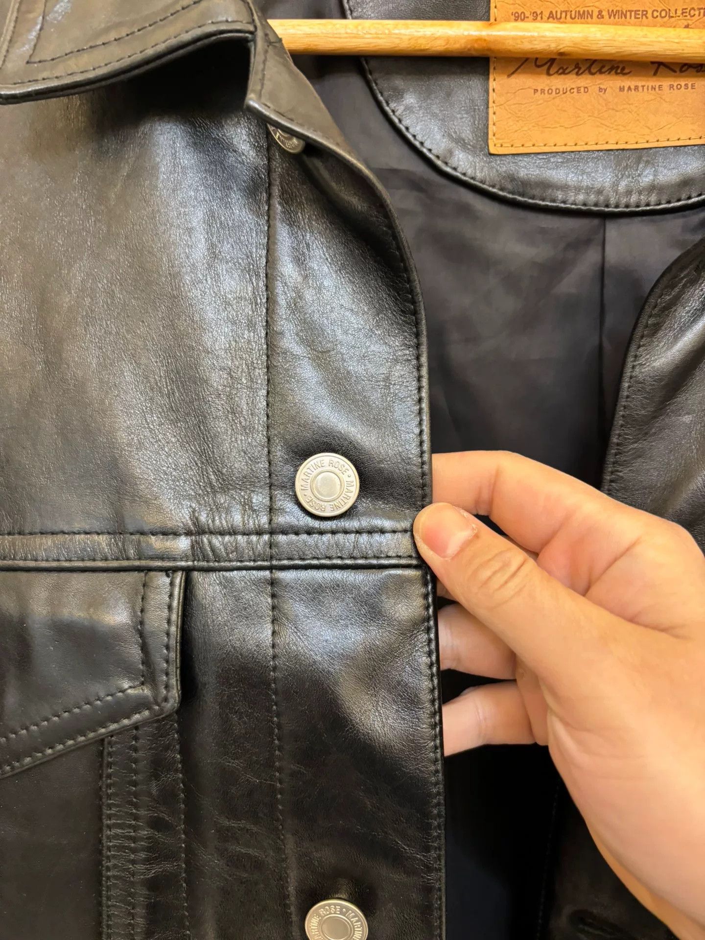 Martine Rose Martine Rose 18AW Oversized Leather Jacket Size US M / EU 48-50 / 2 - 5 Thumbnail