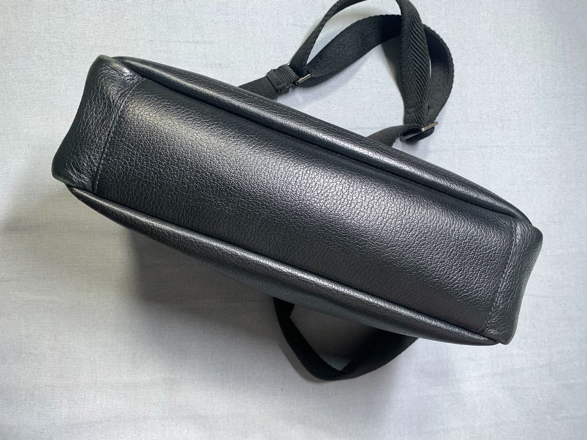 Ermenegildo Zegna Ermenegildo Zegna Leather Logo Shoulder Bag Size ONE SIZE - 5 Thumbnail