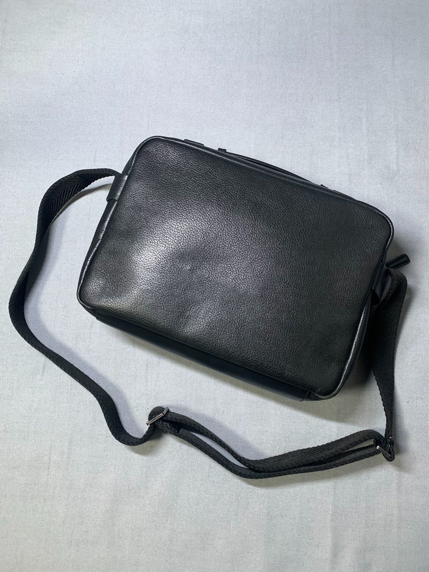 Ermenegildo Zegna Ermenegildo Zegna Leather Logo Shoulder Bag Size ONE SIZE - 3 Thumbnail