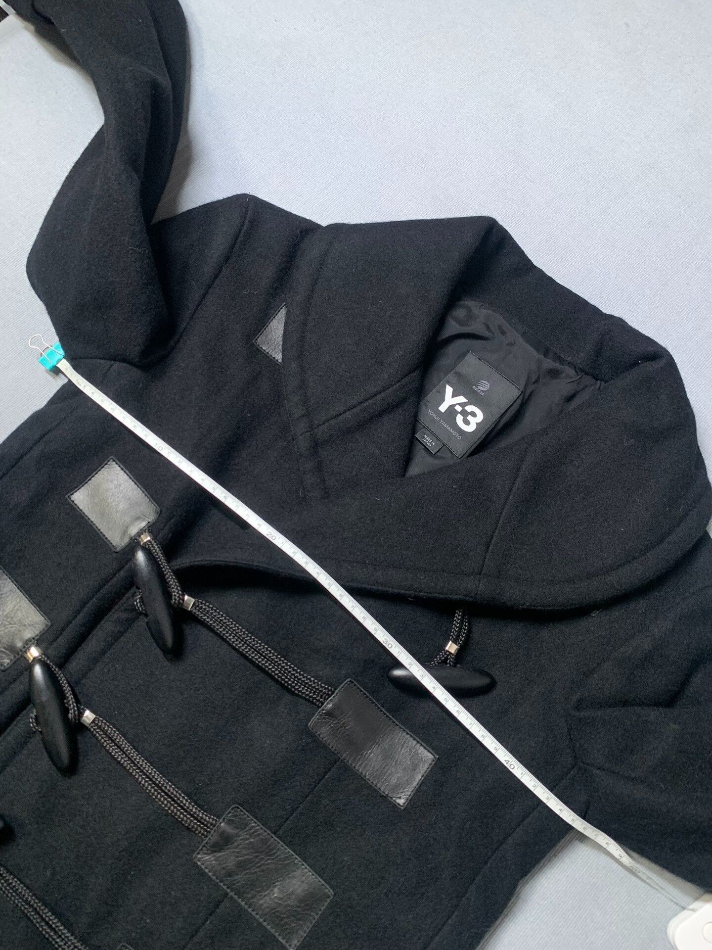Y-3 Y3 Yohji Yamamoto Adidas Wool Duffle Coat Size US M / EU 48-50 / 2 - 6 Thumbnail