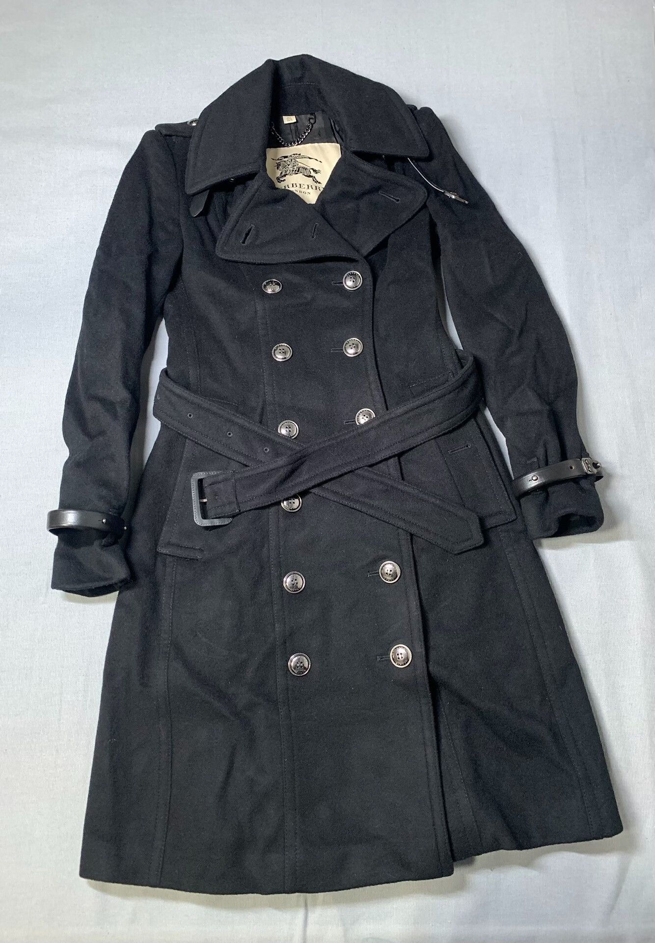 Burberry Burberry Horseferry Double-Breasted Cashmere Coat Size XS / US 0-2 / IT 36-38 - 2 Thumbnail