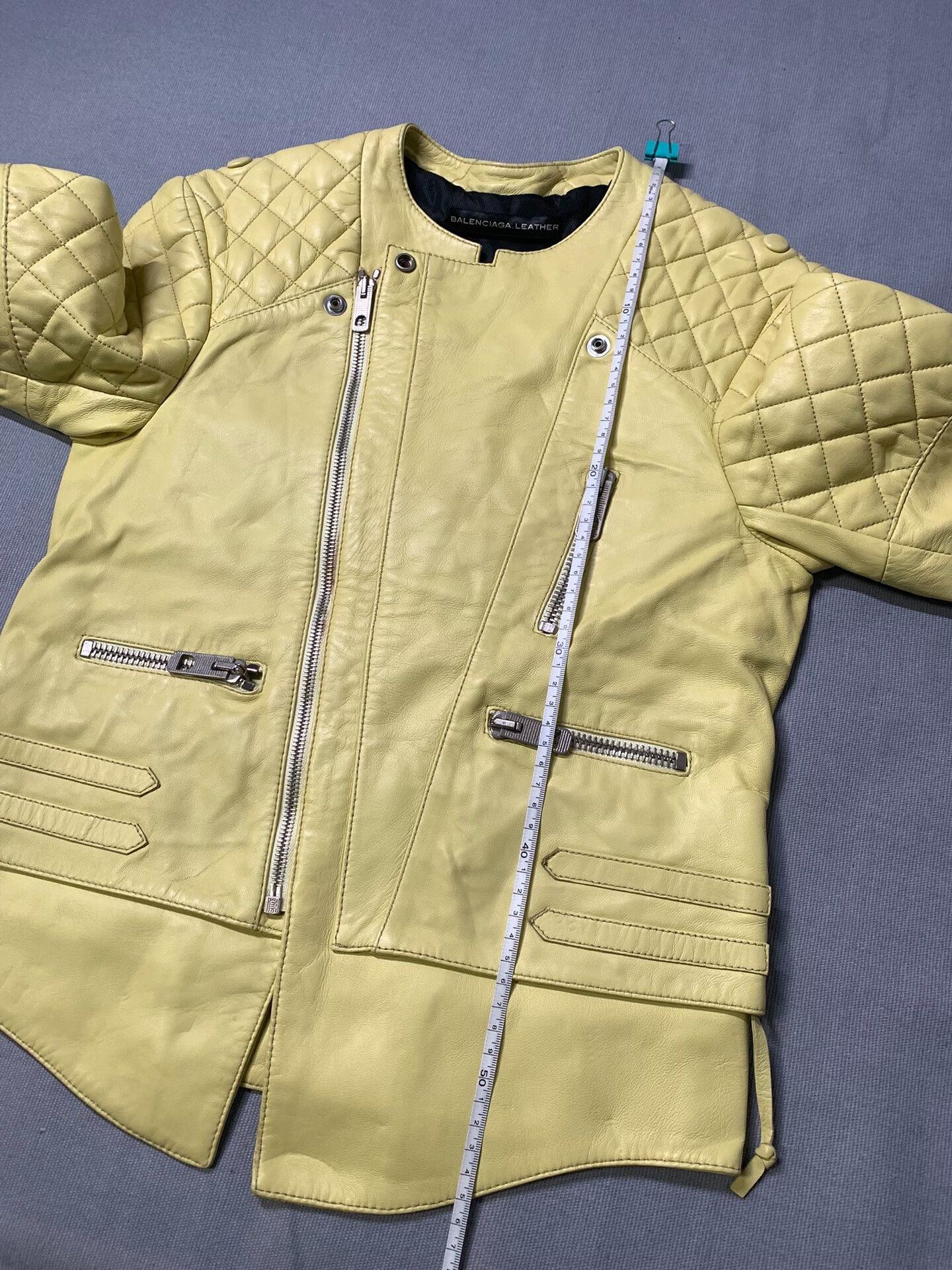 Balenciaga Balenciaga Fake Two-Piece Sheepskin Biker Jacket Size XS / US 0-2 / IT 36-38 - 9 Thumbnail