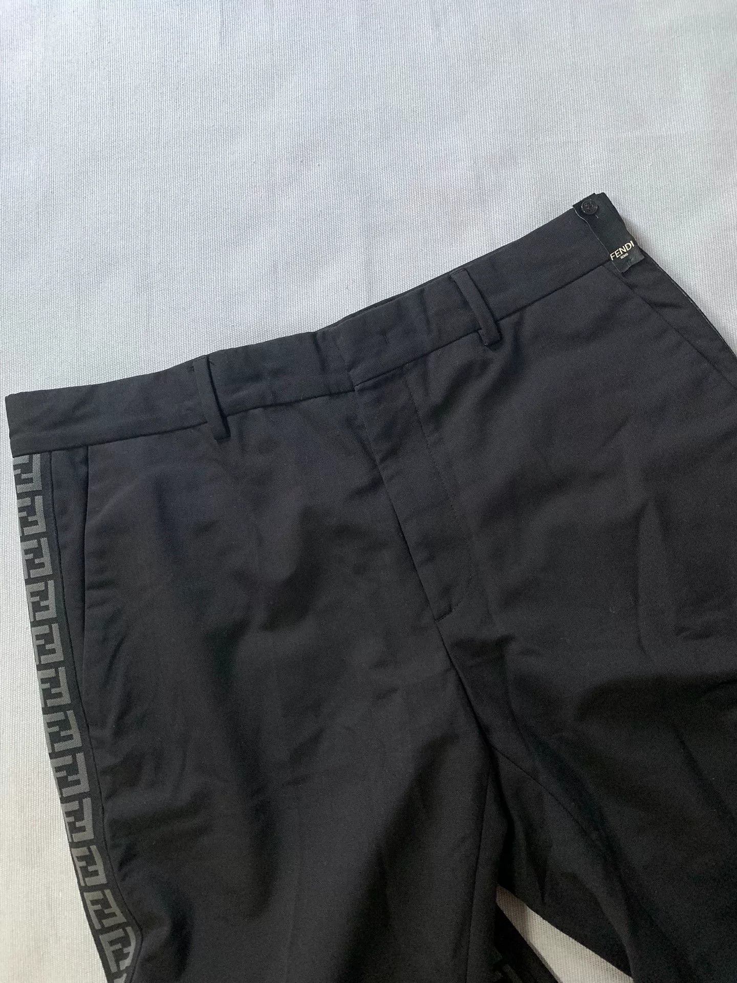 Fendi Fendi Wool Logo Chino Pants Size US 30 / EU 46 - 3 Thumbnail