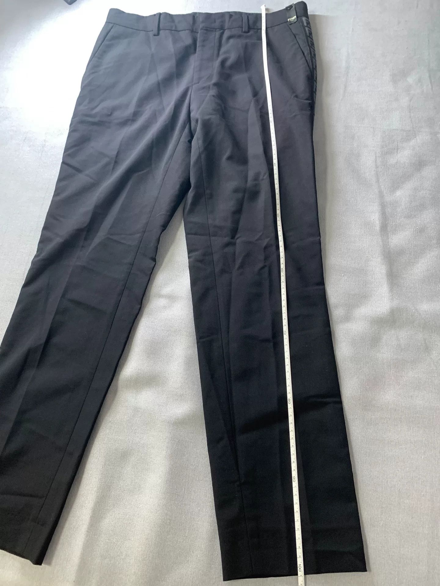 Fendi Fendi Wool Logo Chino Pants Size US 30 / EU 46 - 6 Thumbnail