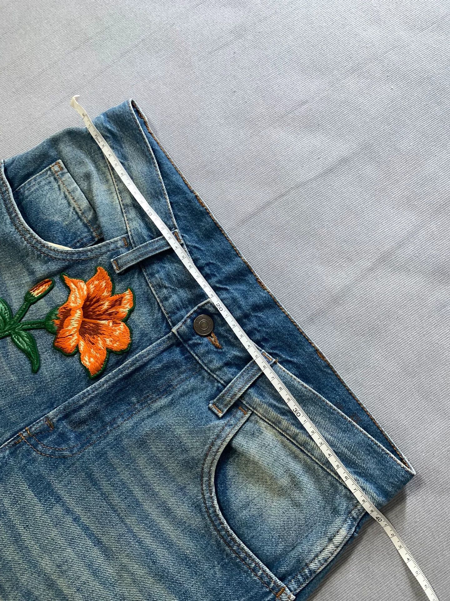 Gucci Gucci Coral Snake Embroidered Jeans Size US 30 / EU 46 - 7 Thumbnail