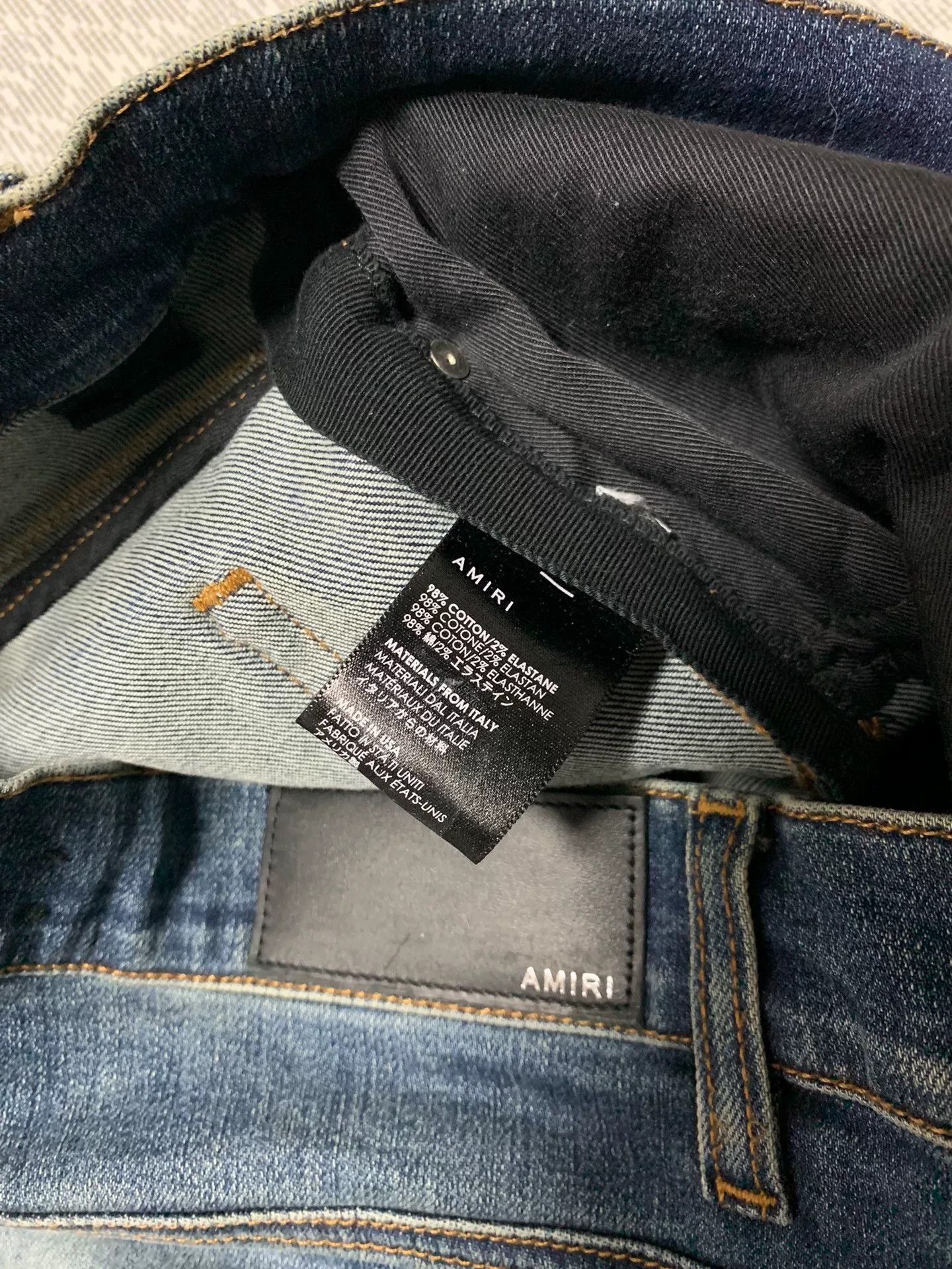 Amiri AMIRI Distressed Washed Jeans Size US 31 - 4 Thumbnail