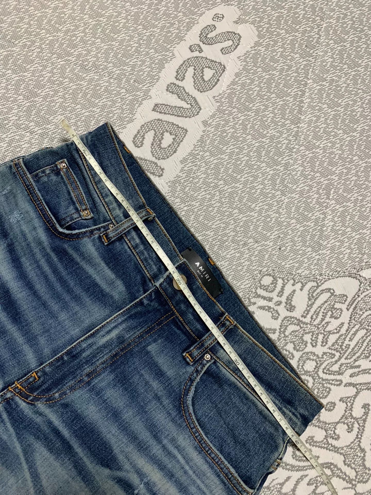 Amiri AMIRI Distressed Washed Jeans Size US 31 - 5 Thumbnail