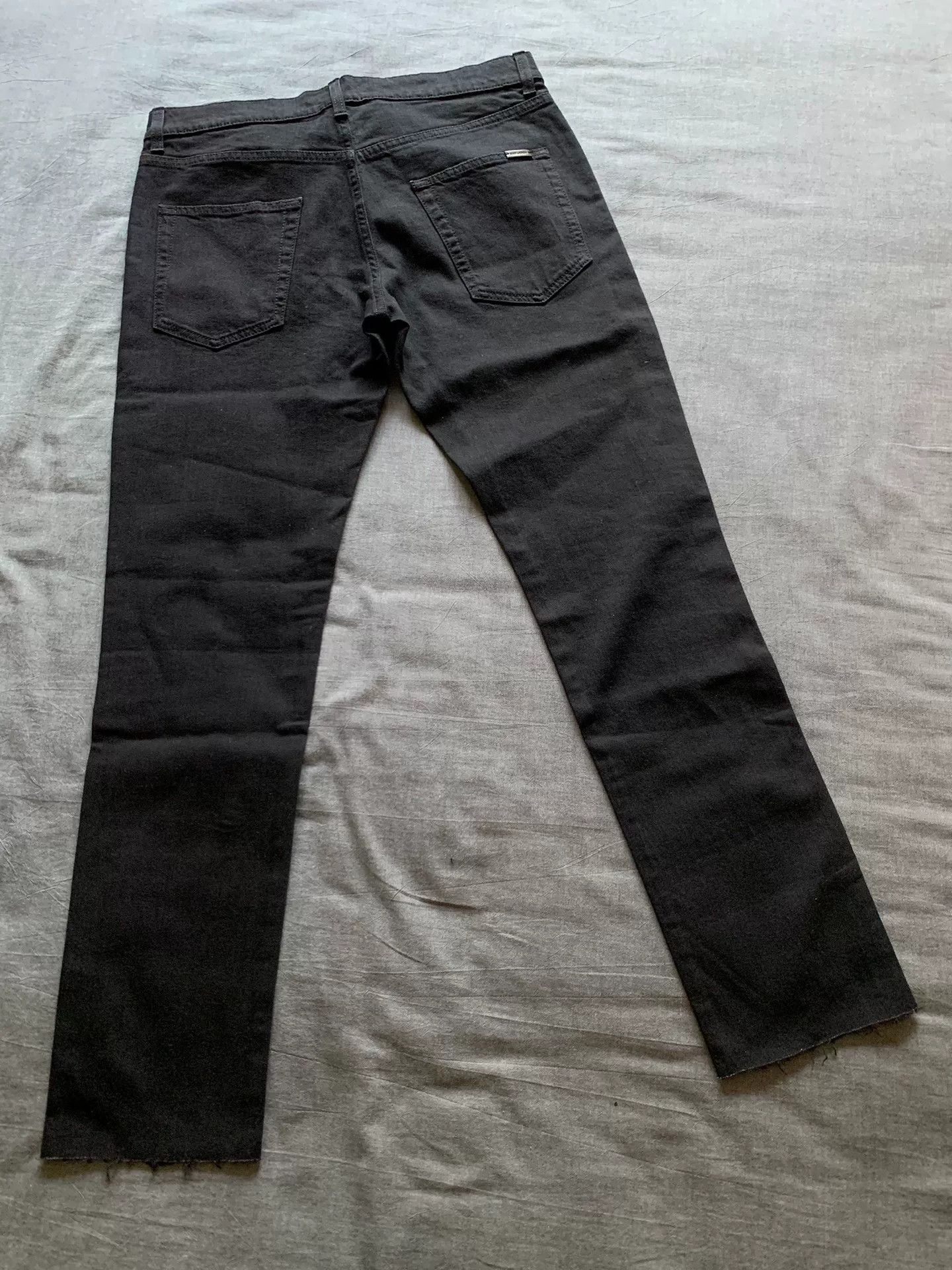 Saint Laurent Paris Saint Laurent SLP Washed Distressed Jeans Size US 32 / EU 48 - 2 Thumbnail