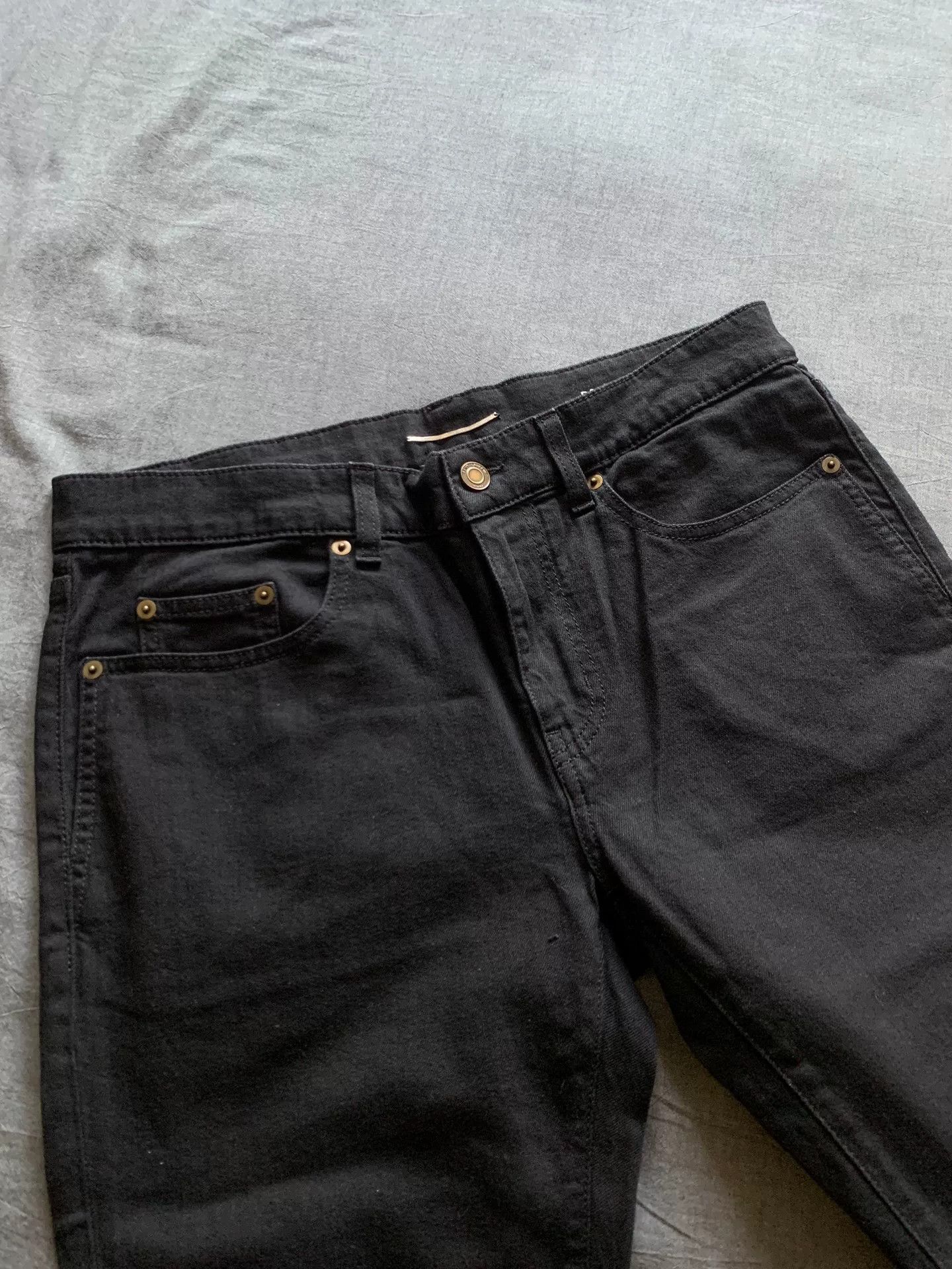 Saint Laurent Paris Saint Laurent SLP Washed Distressed Jeans Size US 32 / EU 48 - 3 Thumbnail
