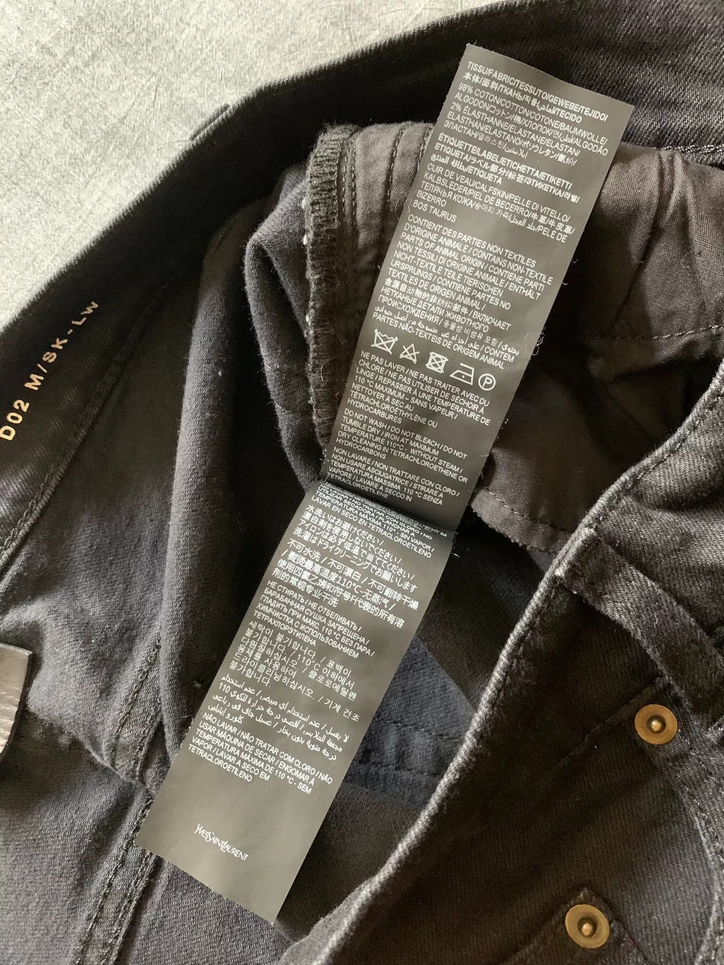 Saint Laurent Paris Saint Laurent SLP Washed Distressed Jeans Size US 32 / EU 48 - 5 Thumbnail