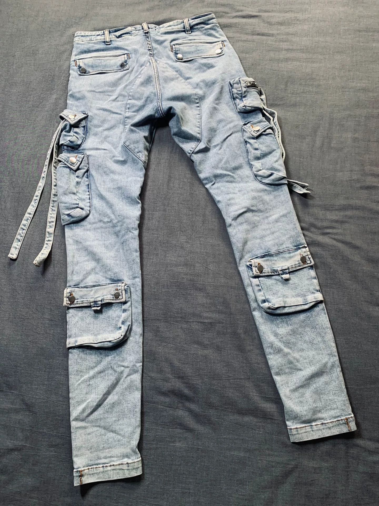 Amiri AMIRI Multi-Pocket Washed Jeans Size US 34 / EU 50 - 2 Thumbnail