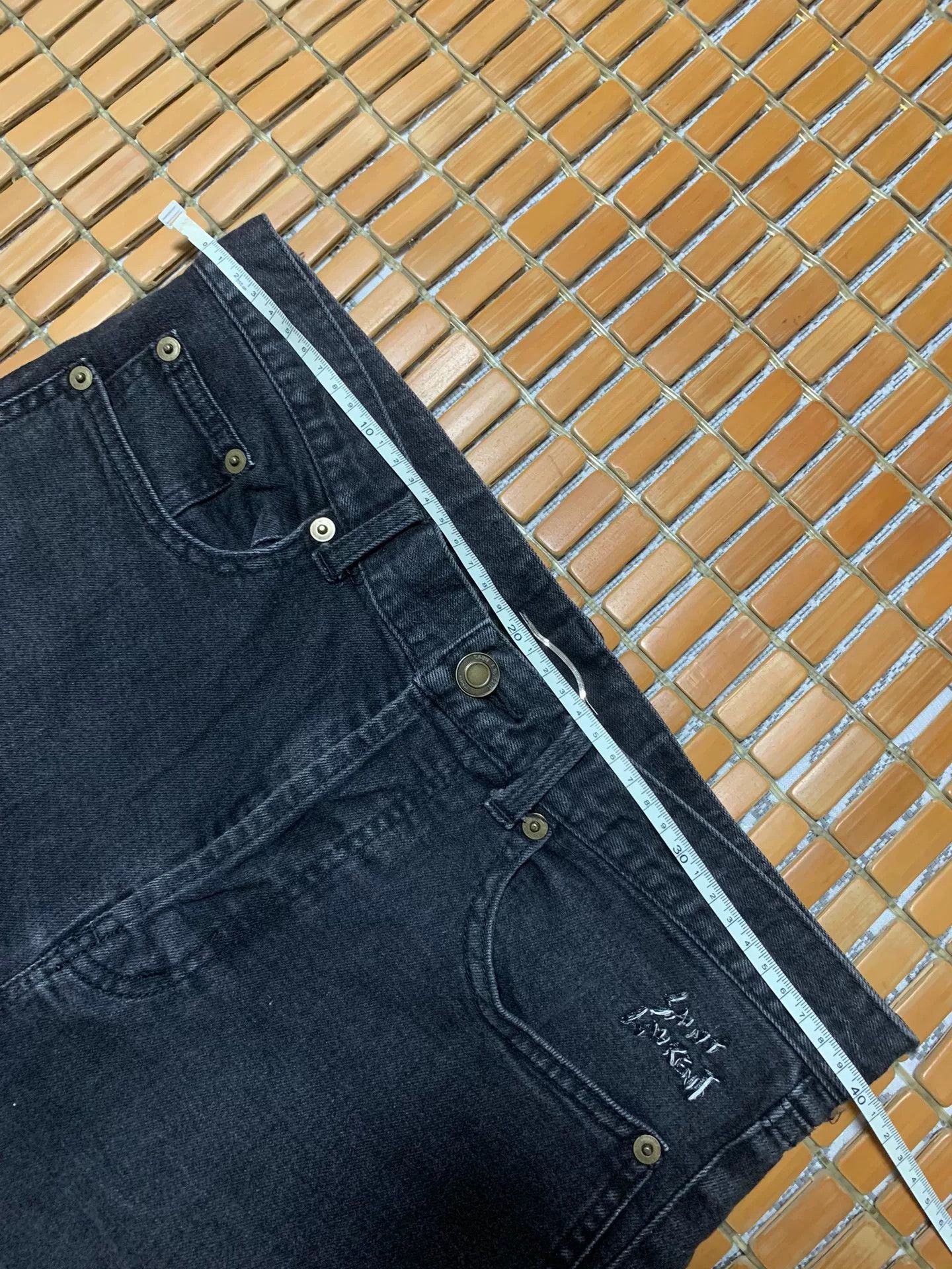 Saint Laurent Paris Saint Laurent SLP Embroidered Washed Jeans Size US 31 - 5 Thumbnail